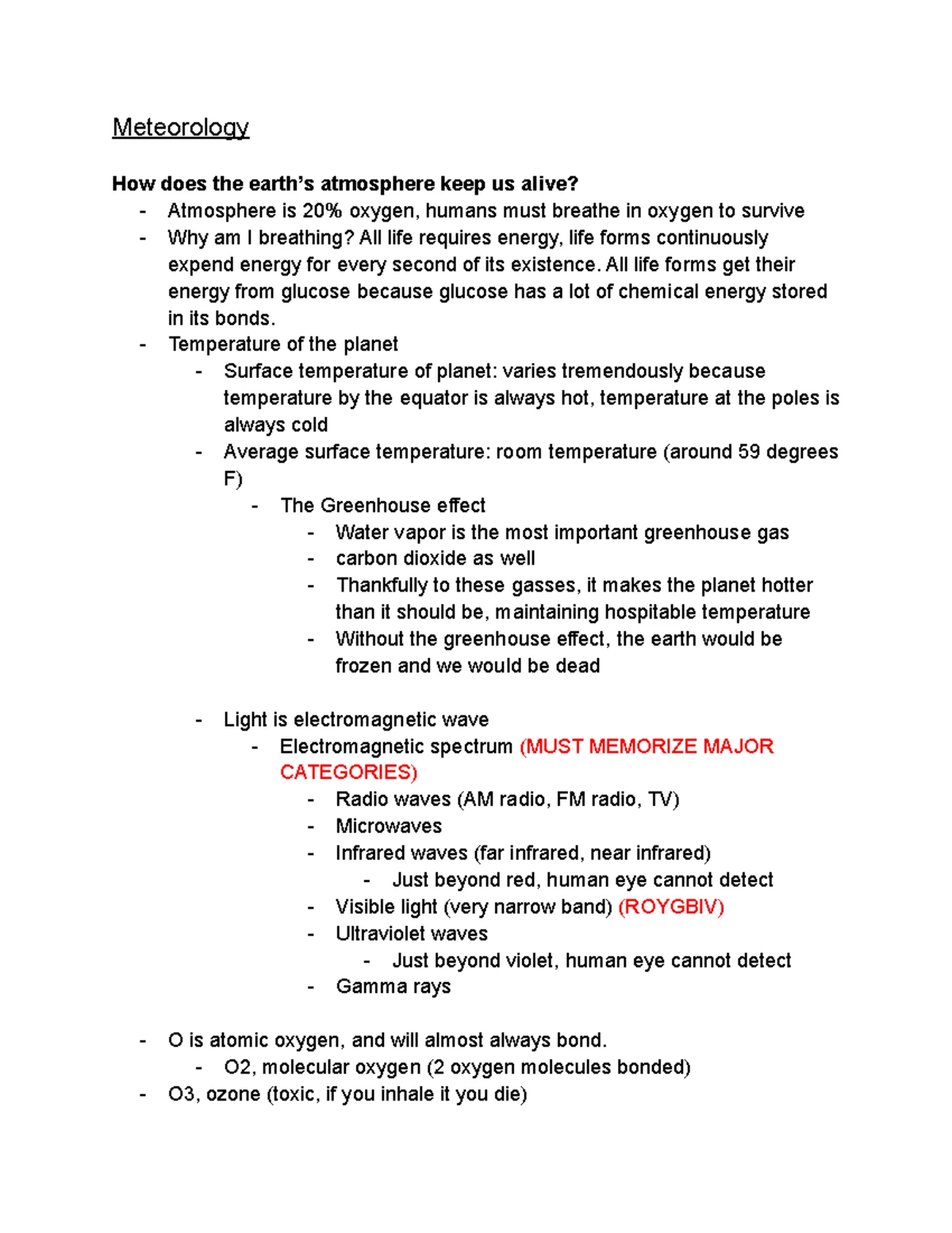 GEO 101: September Lecture Notes on Geography and Geology Concepts ...