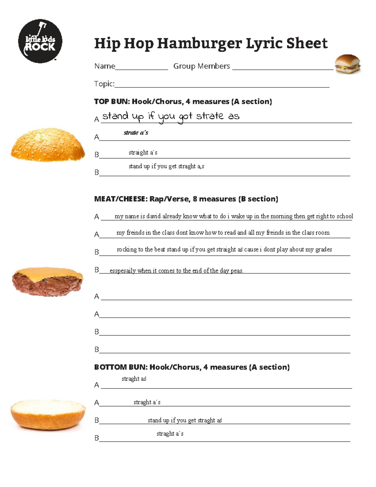 David Osby - Hip Hop Lyric Sheet Template for Rap Writing - Studocu
