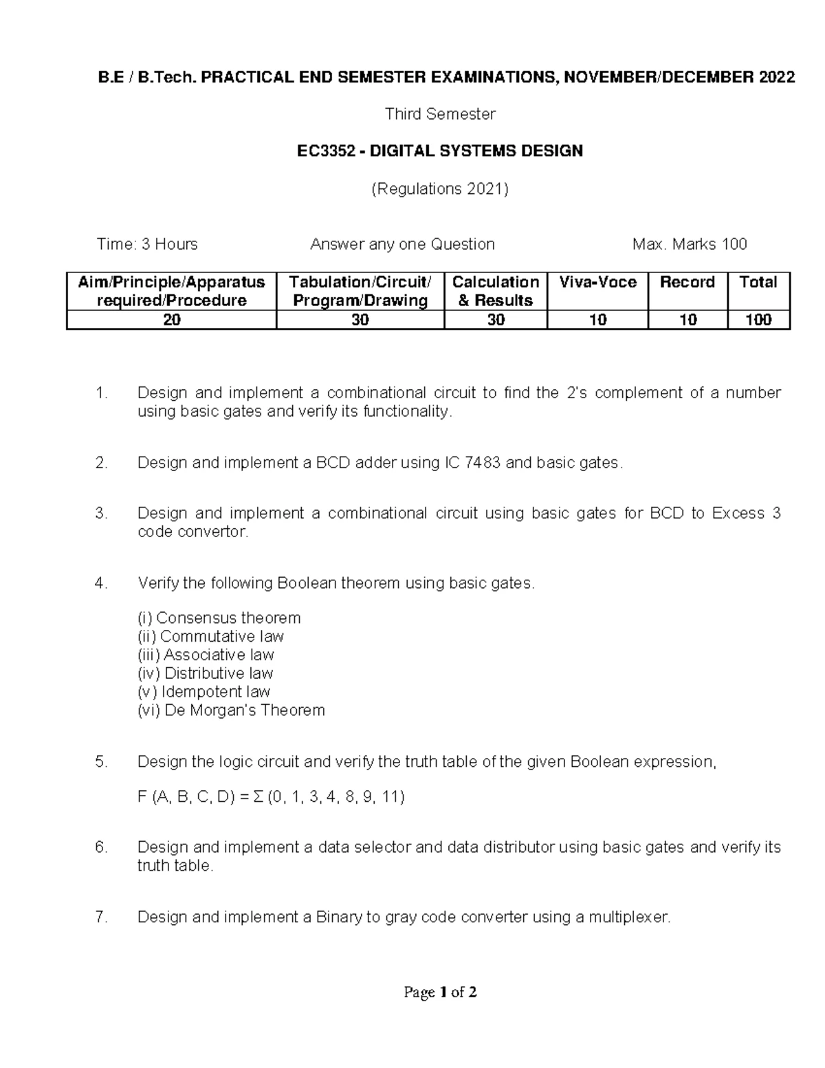 Digital Systems Design - EC3352 - Unit 1: Basic Concepts Notes - Studocu