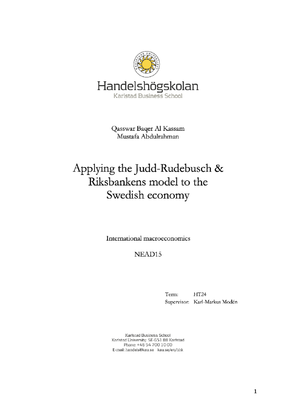 Taylor Rule Qaz Muz - Evaluating the Judd-Rudebusch Model in Monetary ...