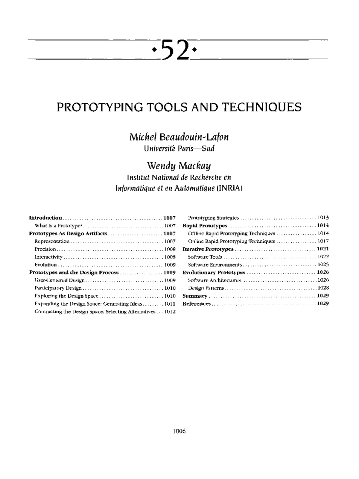 Senior High School Prototype Study Guide: Tools & Techniques for HCI ...