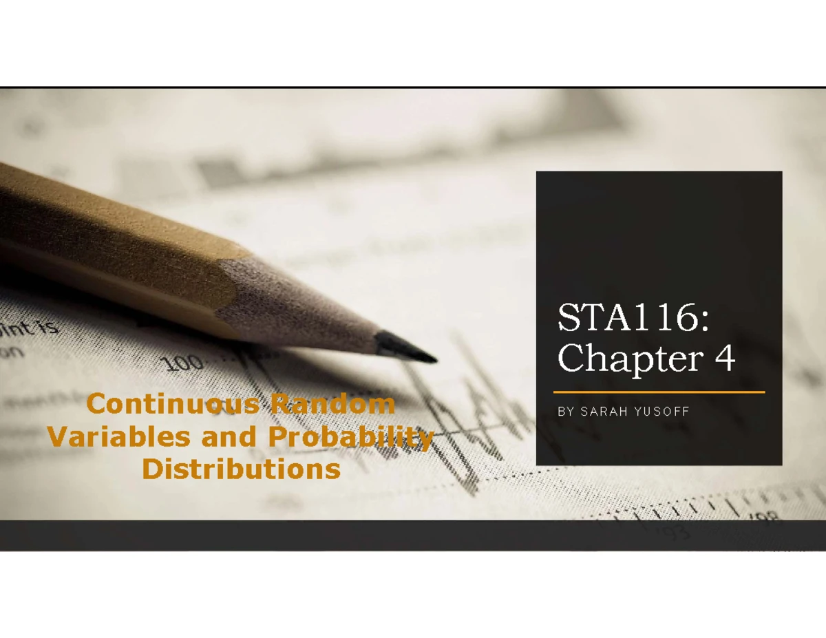 Chapter 3: Discrete Random Variables & Probability Distributions - Studocu