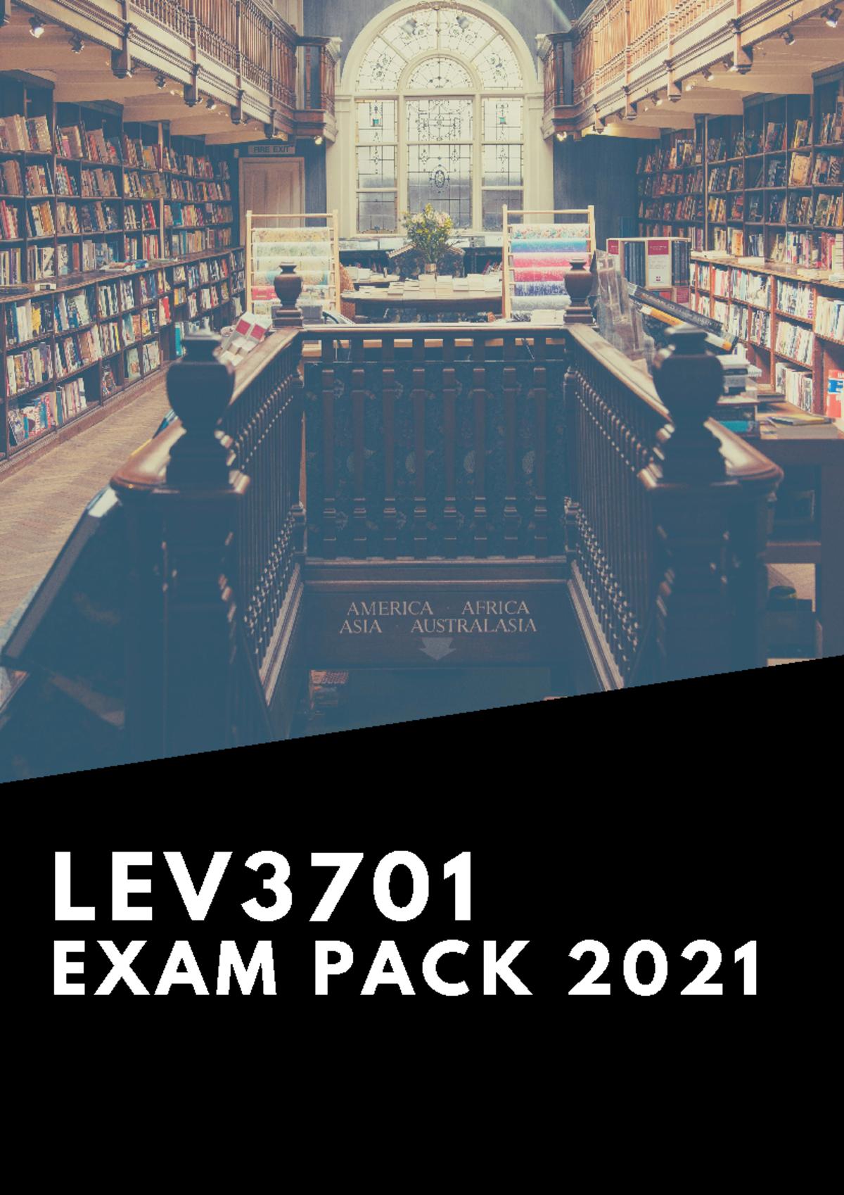 LEV3701 FINAL EXAM PACK: Multiple-Choice Questions Overview - Studocu