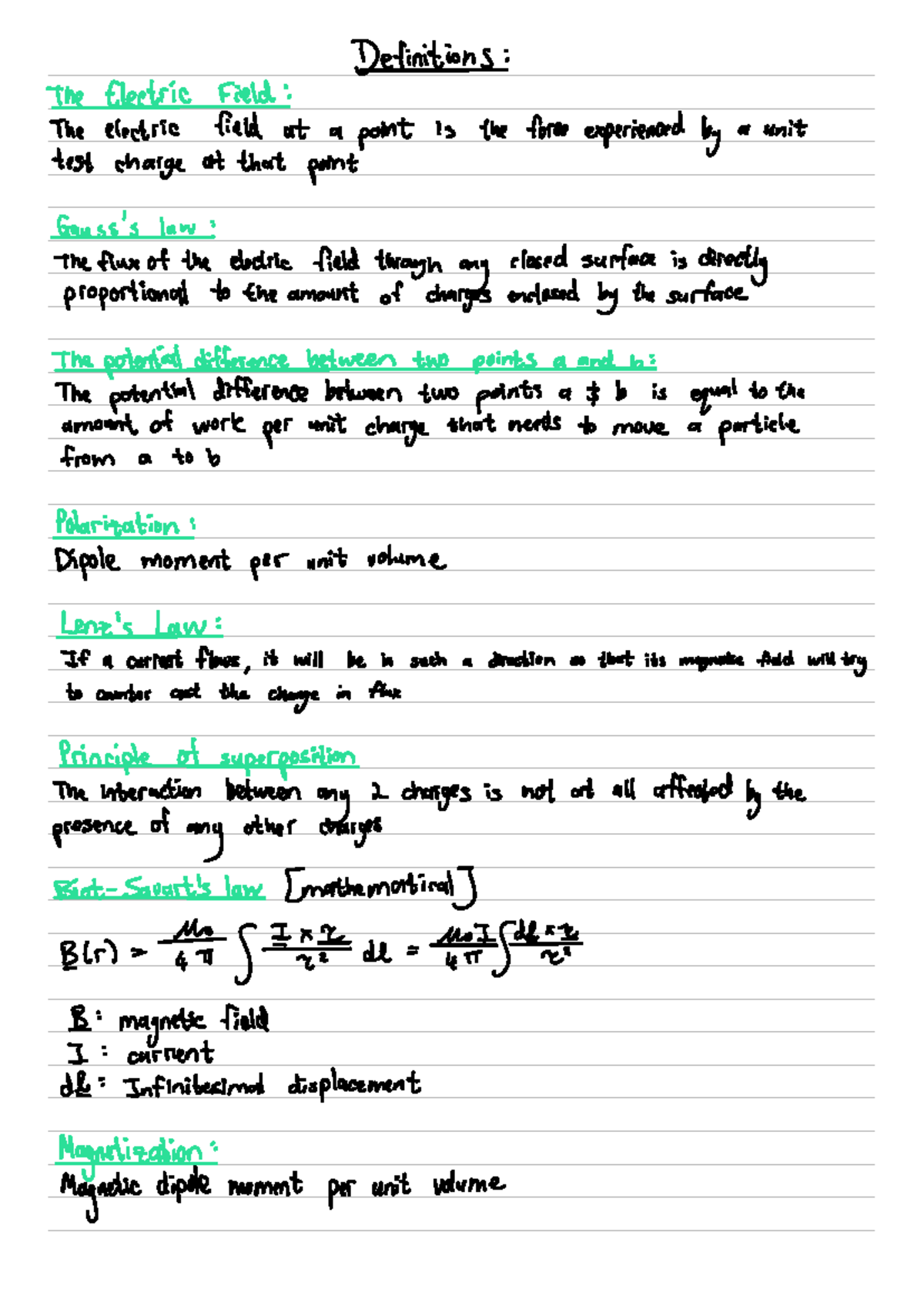 Exam Prep: Compilation of Most Asked Questions for PHYS 101 - Studocu