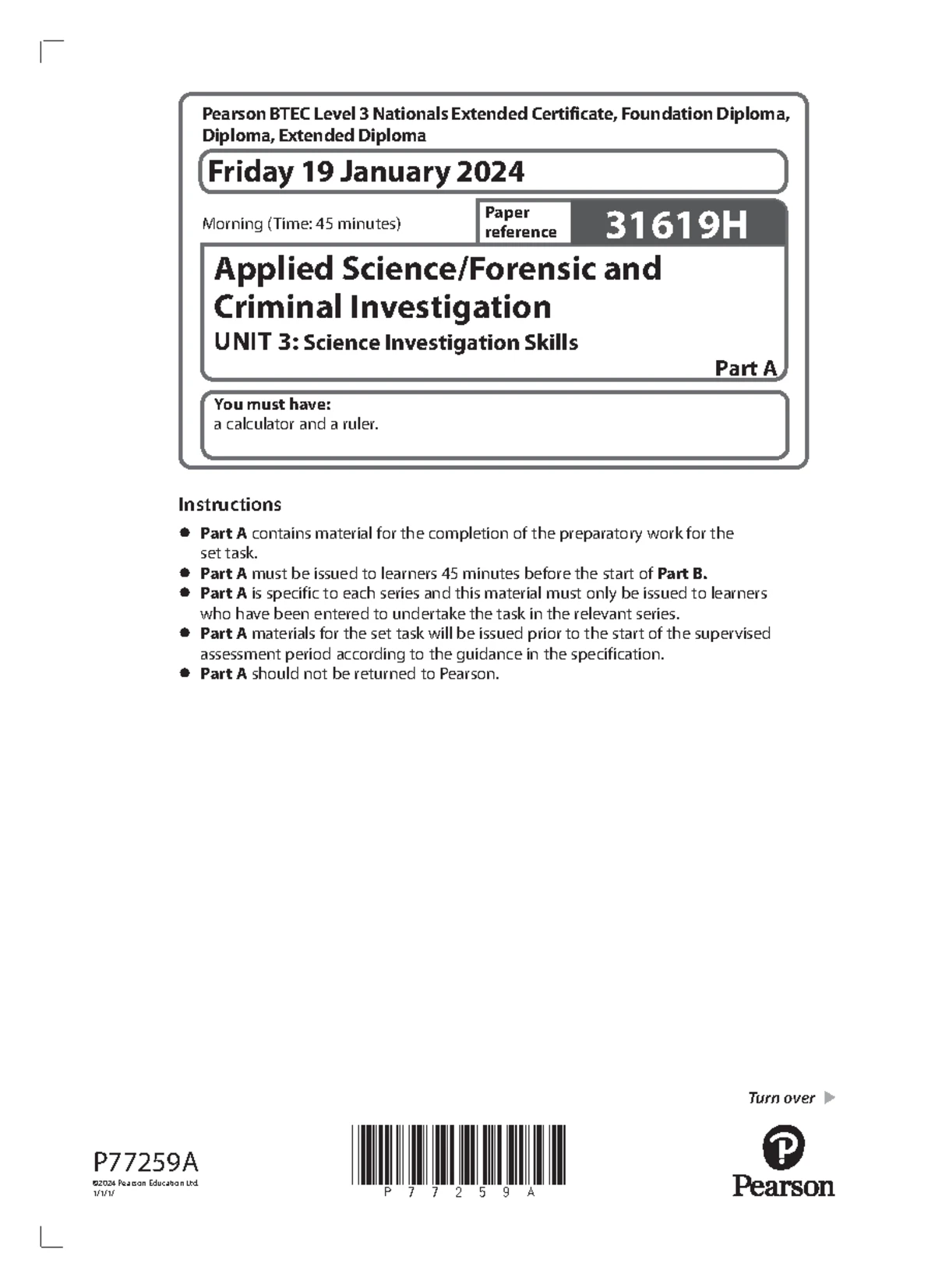 BTEC-L3-Applied-Science-U3-2018 - Applied Science Pearson BTEC Level 3 ...
