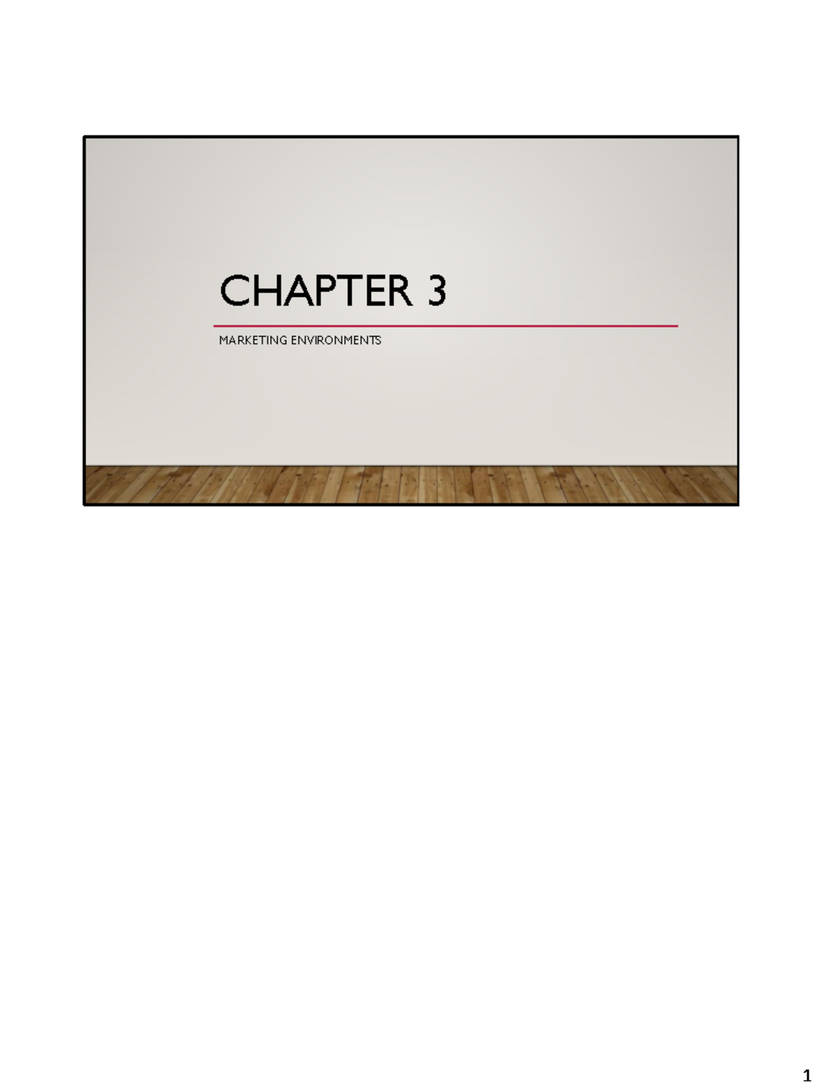 CHAPTER 3 MARKETING ENVIRONMENTS: MICRO AND MACRO TRENDS - Studocu
