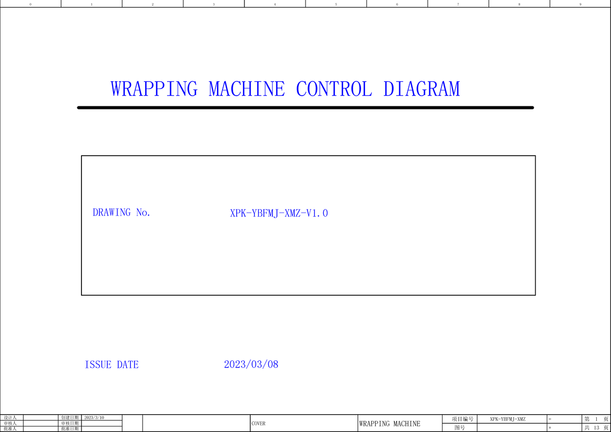 WRAPPING MACHINE CONTROL DIAGRAM - PROJECT No. 0213546789 - Studocu