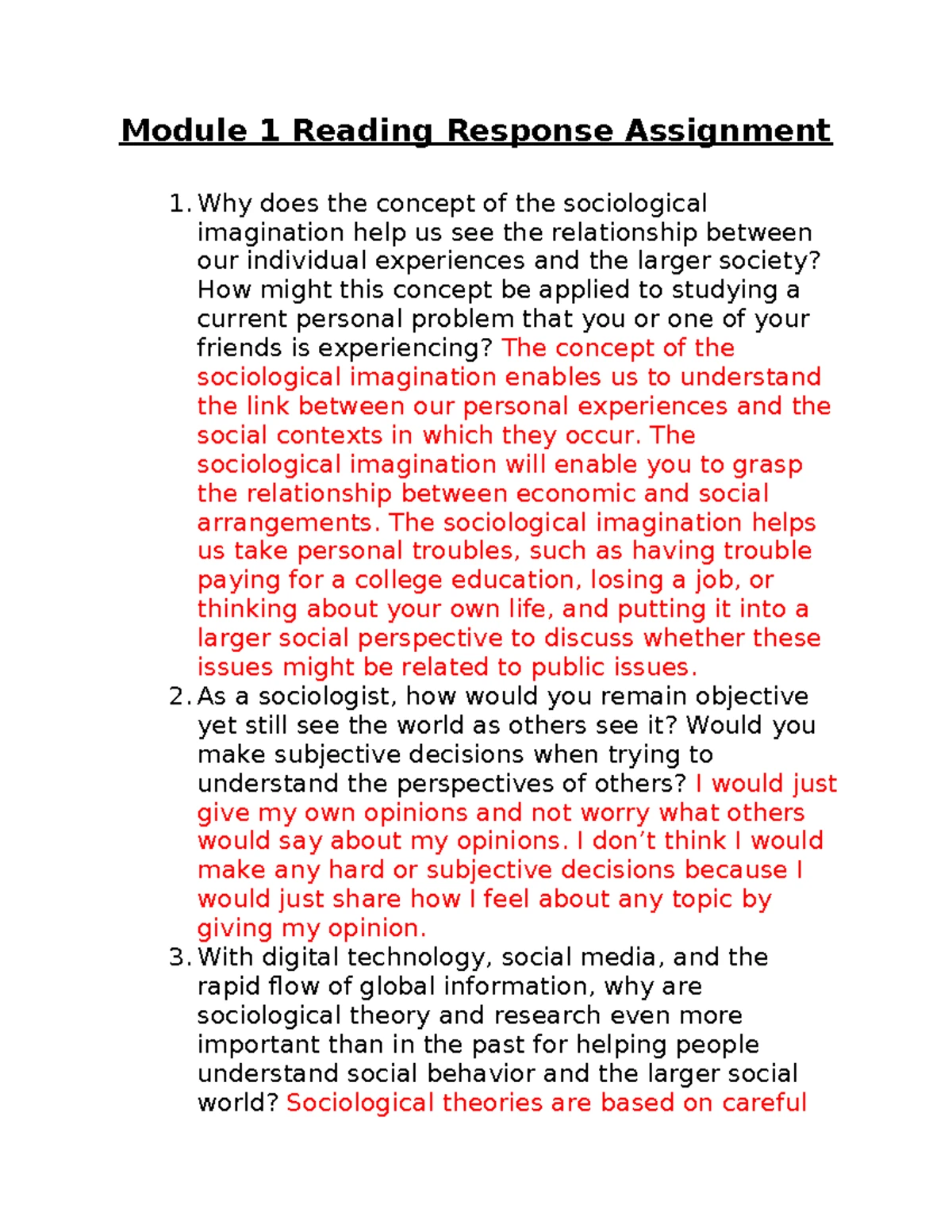 Module 4 Reading Response Assignment: Analyzing Role Dynamics - Studocu