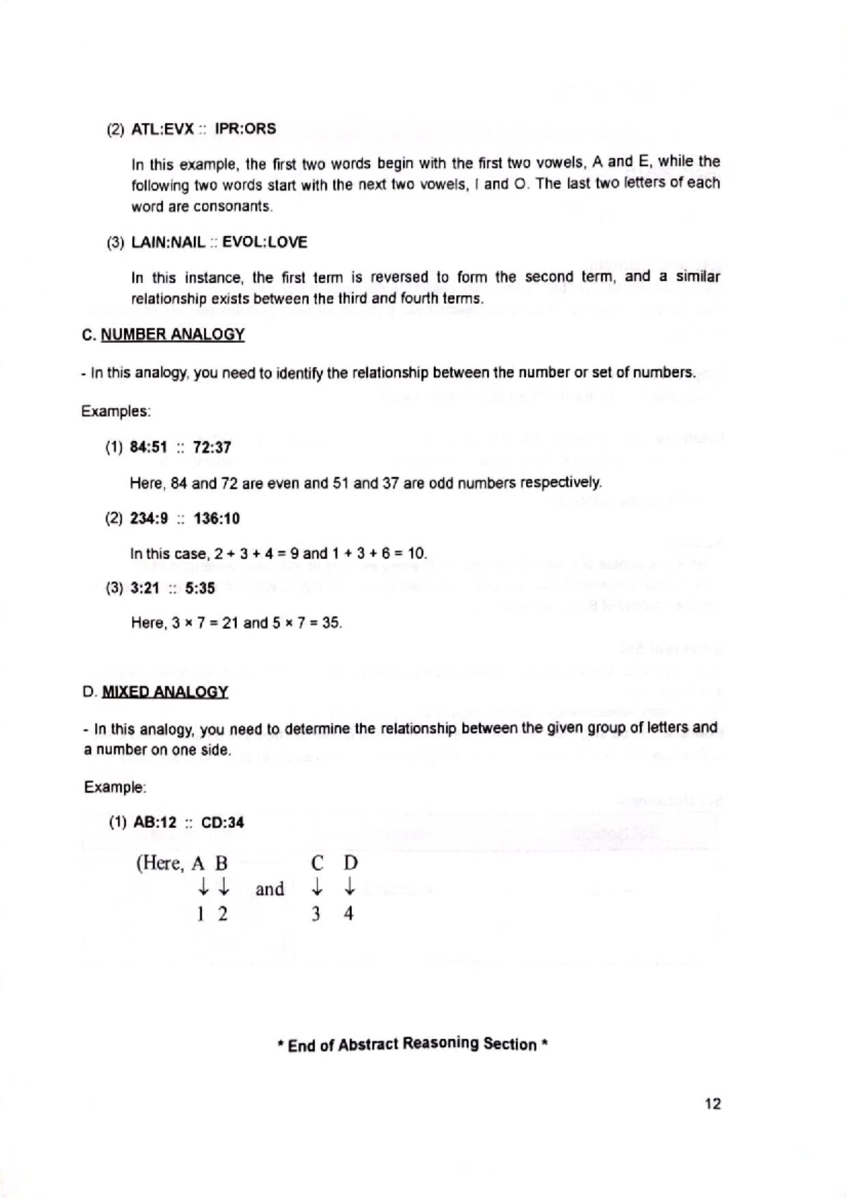 CET Mathematics - Lecture Notes on Analogies and Functions - Studocu