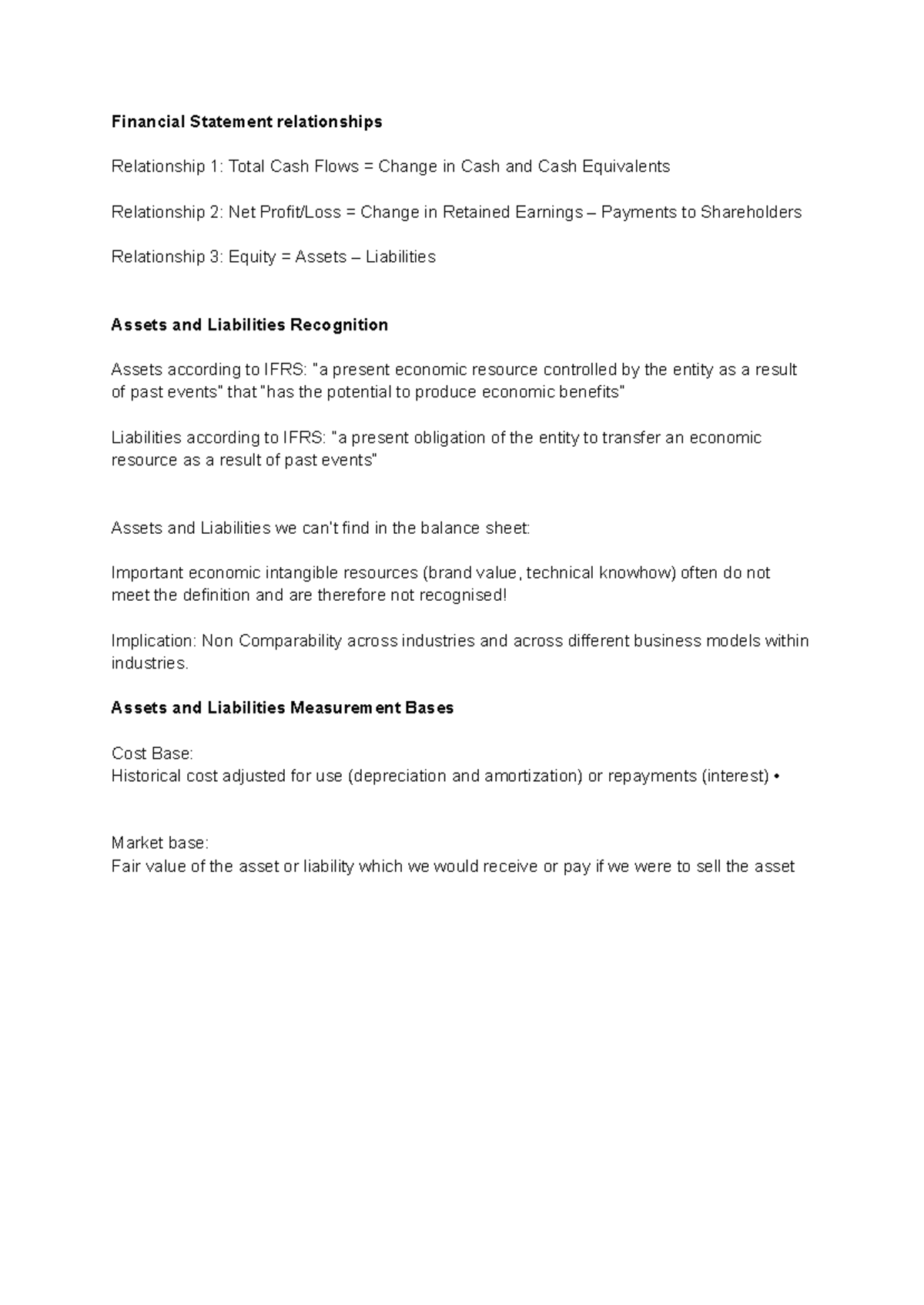Accounting Exam Notes: Financial Statements & Budgeting Insights (ACCT ...