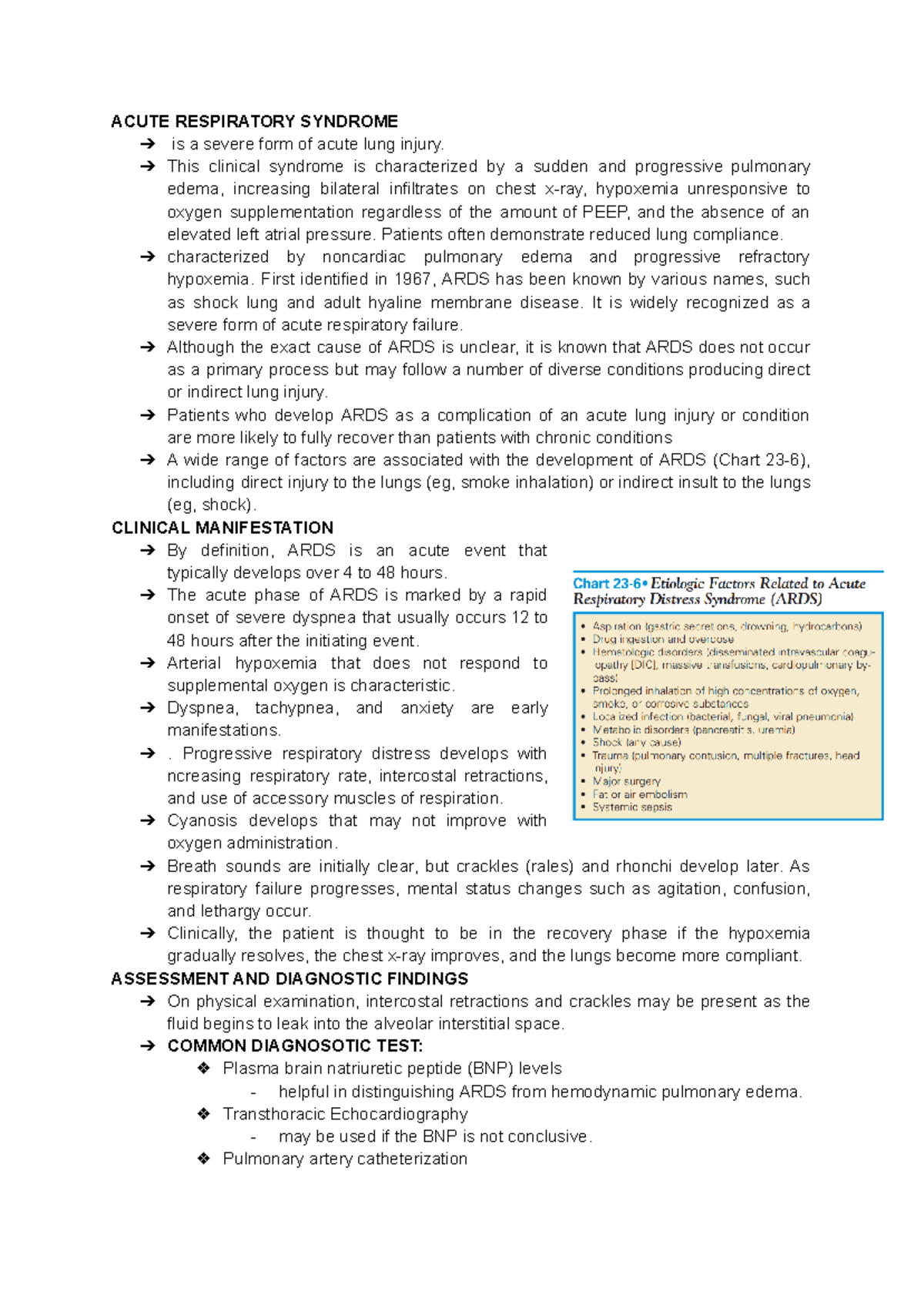 Acute Respiratory Syndrome (ARDS): Clinical Insights and Management ...
