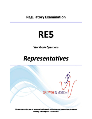 RE Mock Exam 3. Jan 2020 - re5 exam - RE5 - RE Mock Exam 3 Exam ...