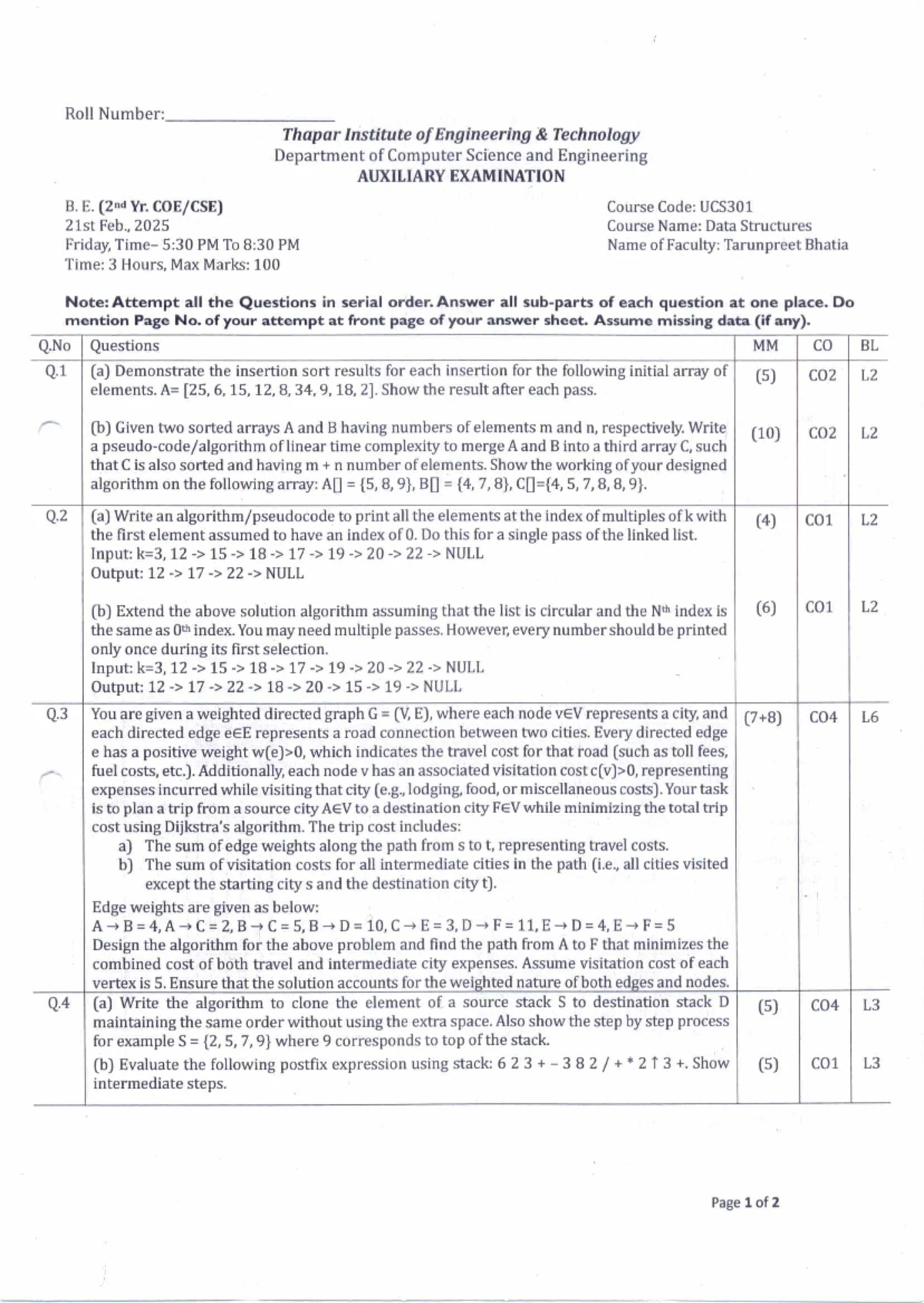 UCS503 Software Engineering Midterm Exam Notes - 2024 - Studocu