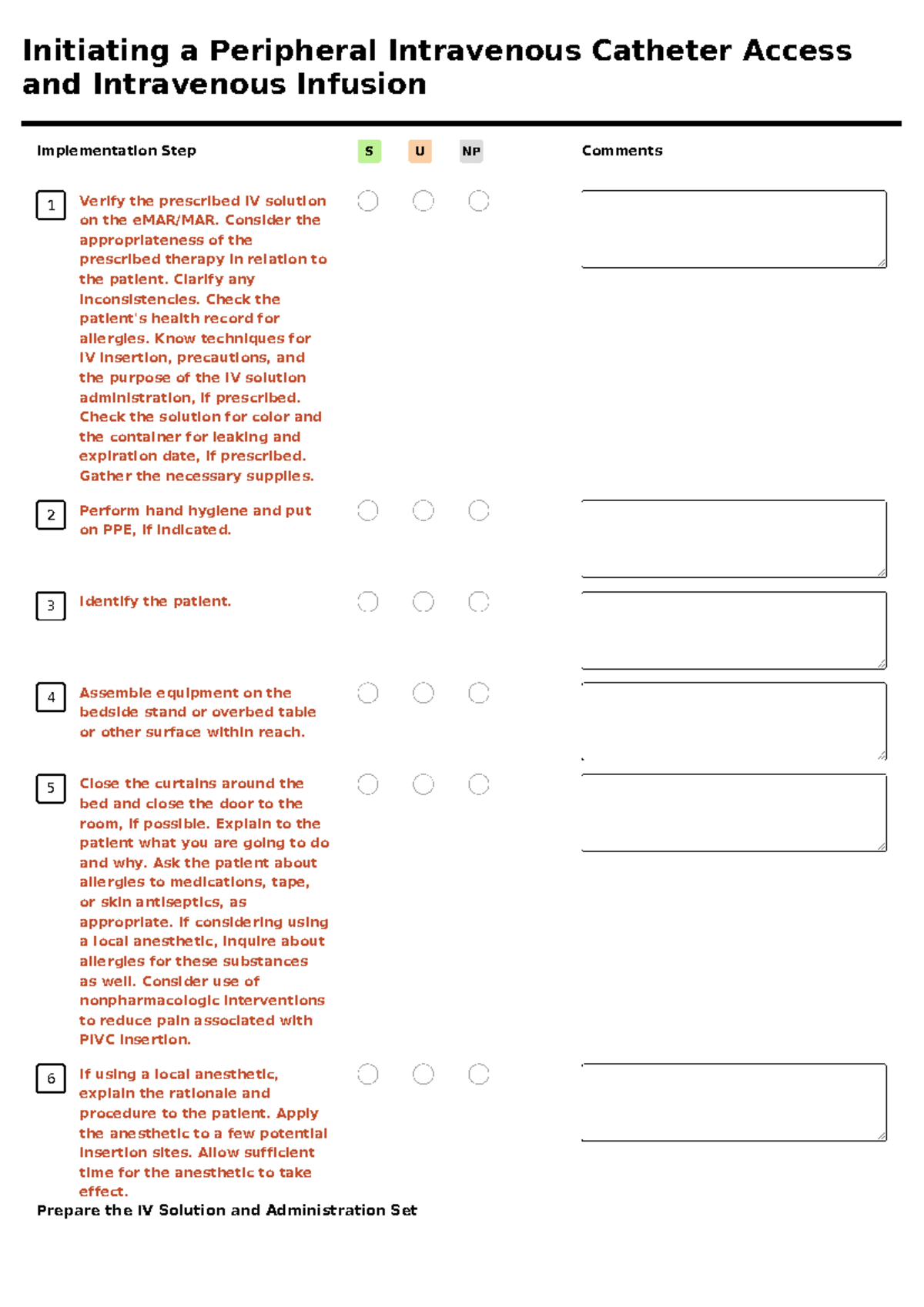 PIVC Access & IV Infusion Procedure Guide: Step-by-Step Instructions ...