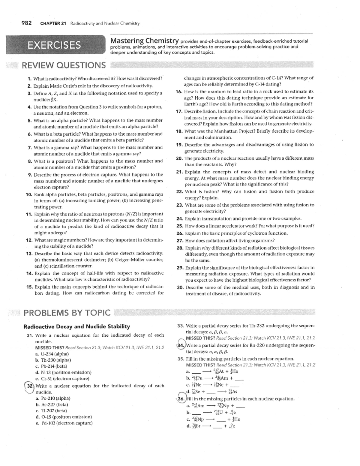 Chapter 21 Homework Solutions - HW 21 Guide - Studocu