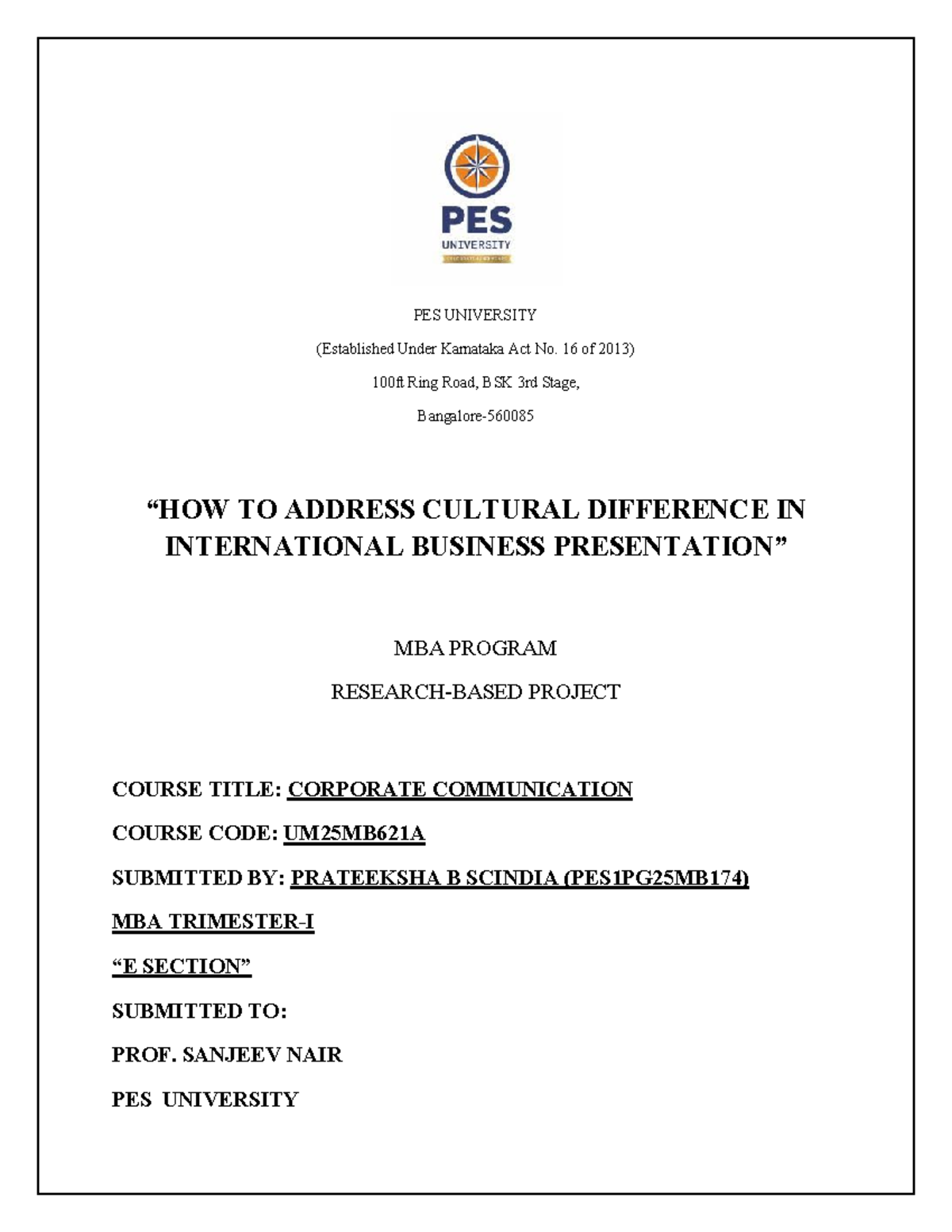 Cultural Differences in International Business Presentations ...