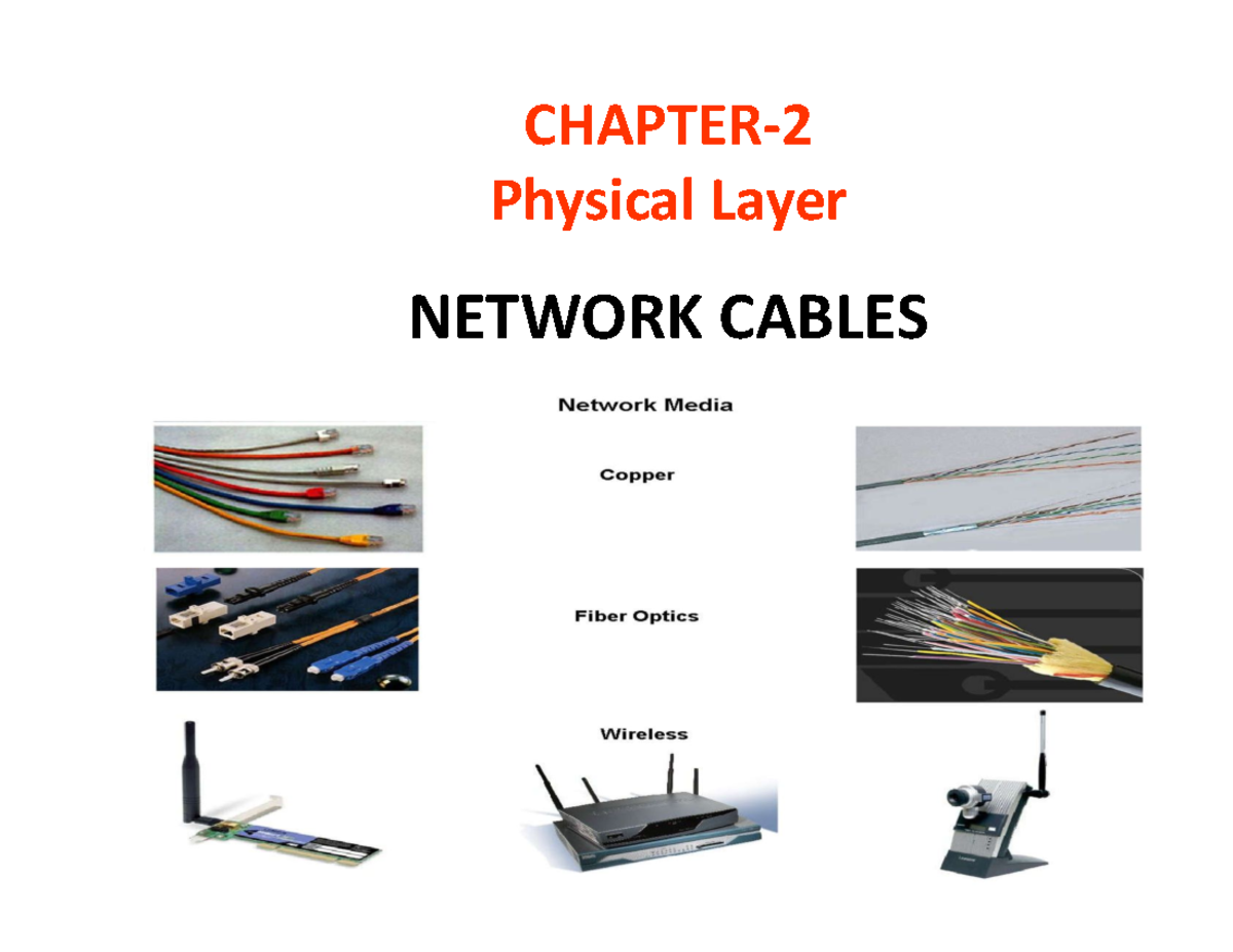 Unit 2 - Cable Overview in Computer Networks - Studocu