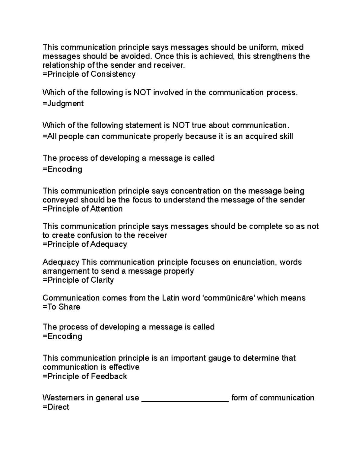 Purposive Communication Review Notes for Effective Interaction - Studocu