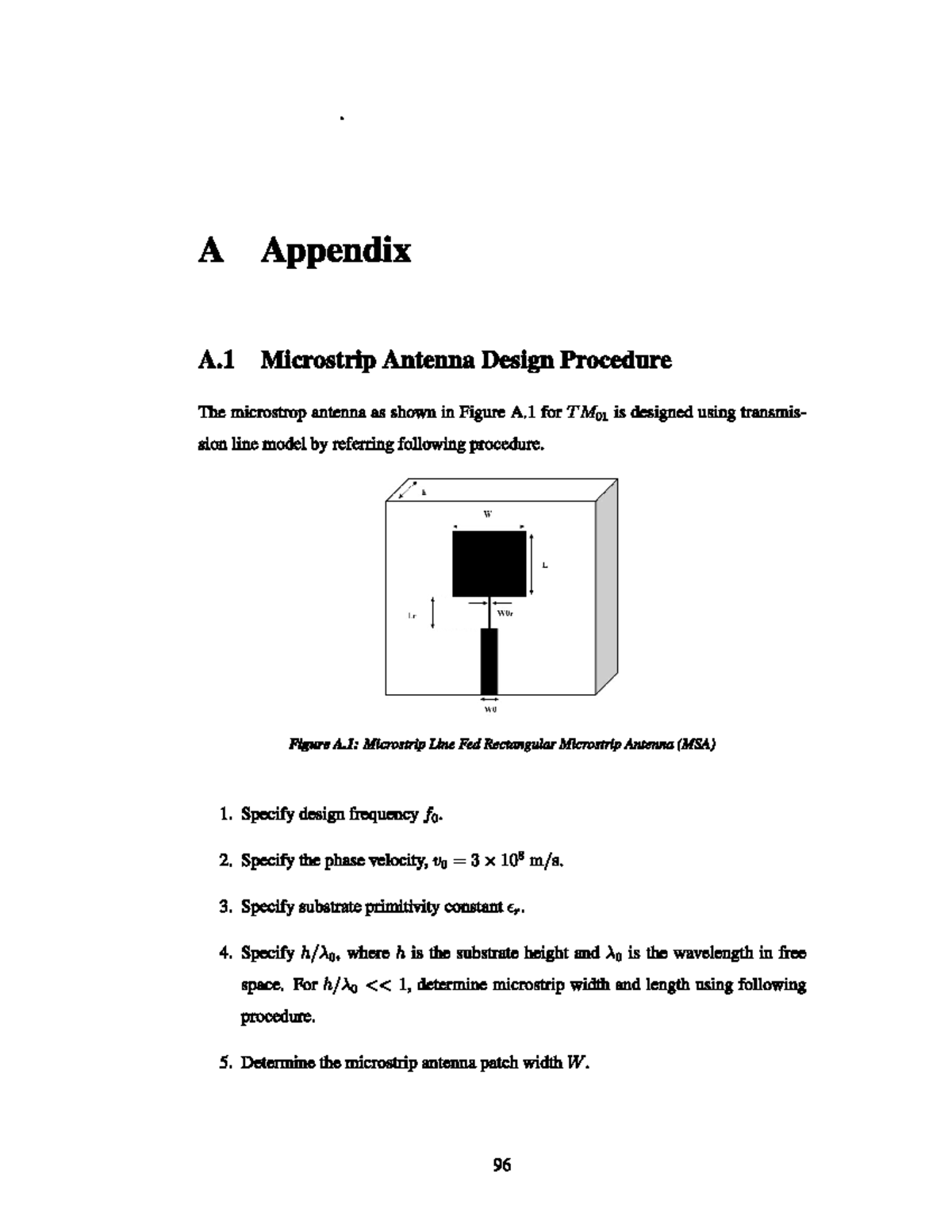 MPA Design: Microstrip Antenna Design Procedure and Guidelines - Studocu