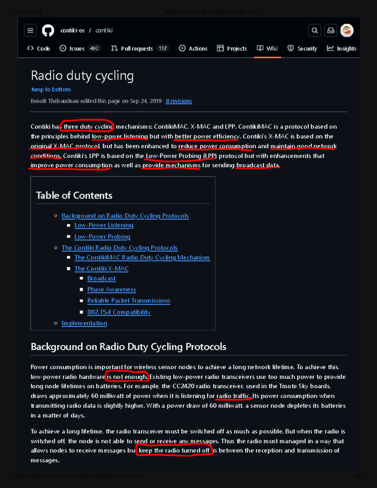 Contiki 492: Radio Duty Cycling Mechanisms and Protocols Overview - Studocu