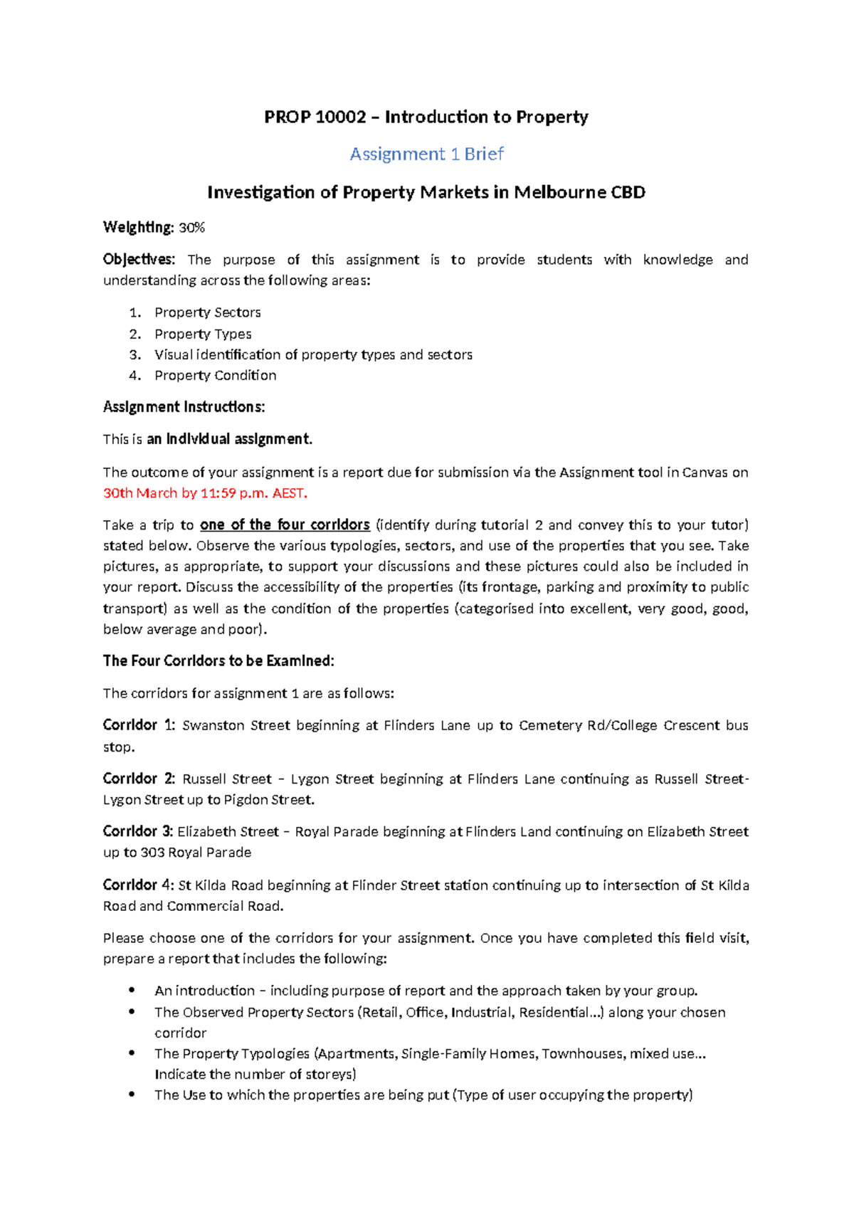 PROP 10002 - Assignment 1: Investigating Melbourne Property Markets ...