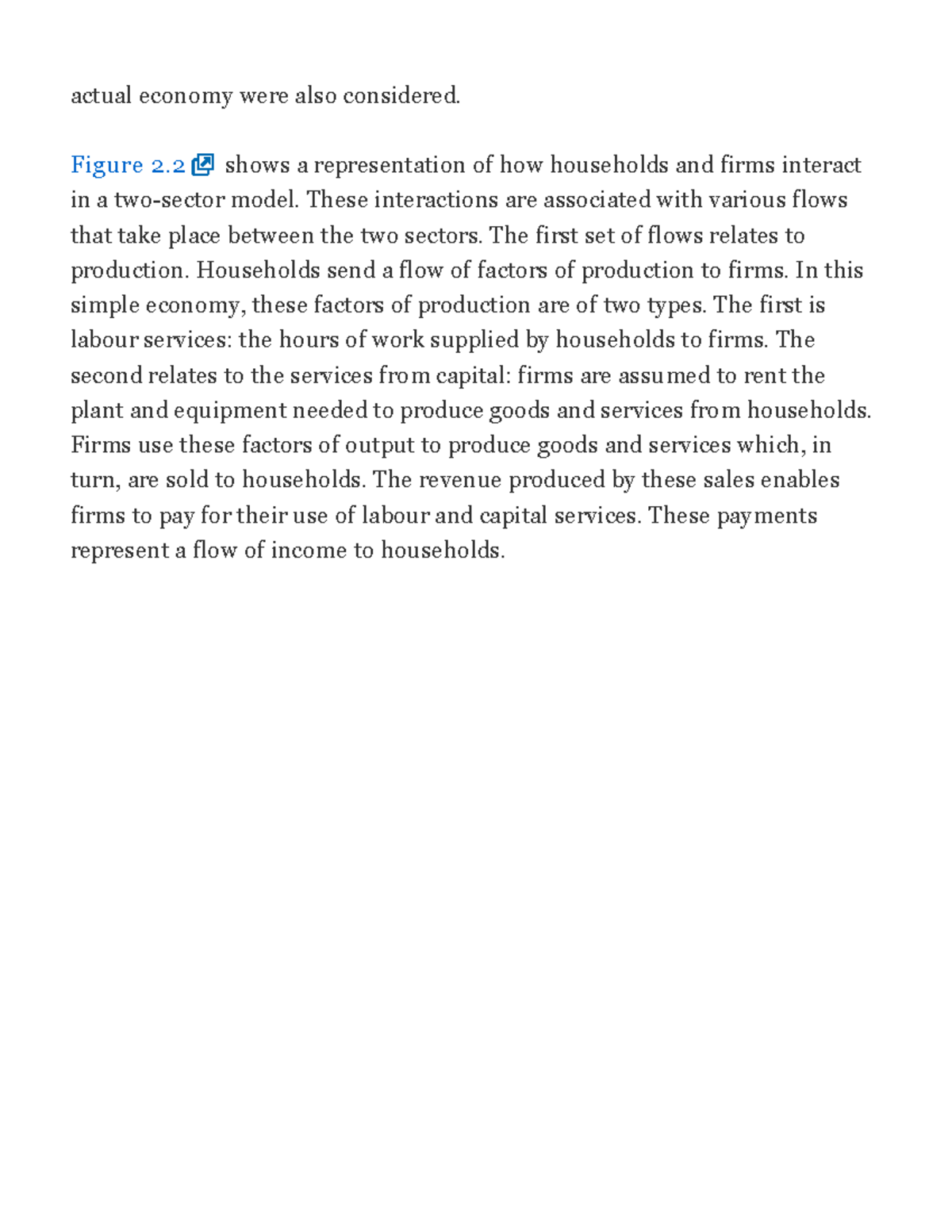 Economic Interactions Between Households and Firms: A Model Analysis ...