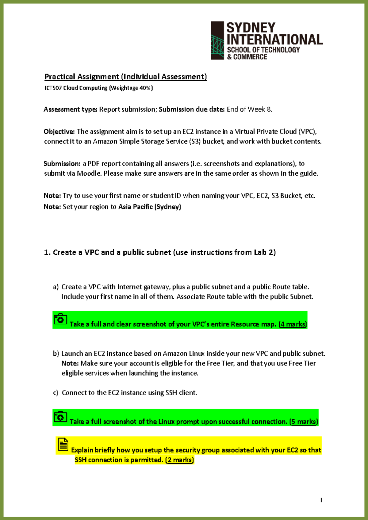 ICT507 Week 8 Practical Assignment - S1 2025 updated - Practical ...