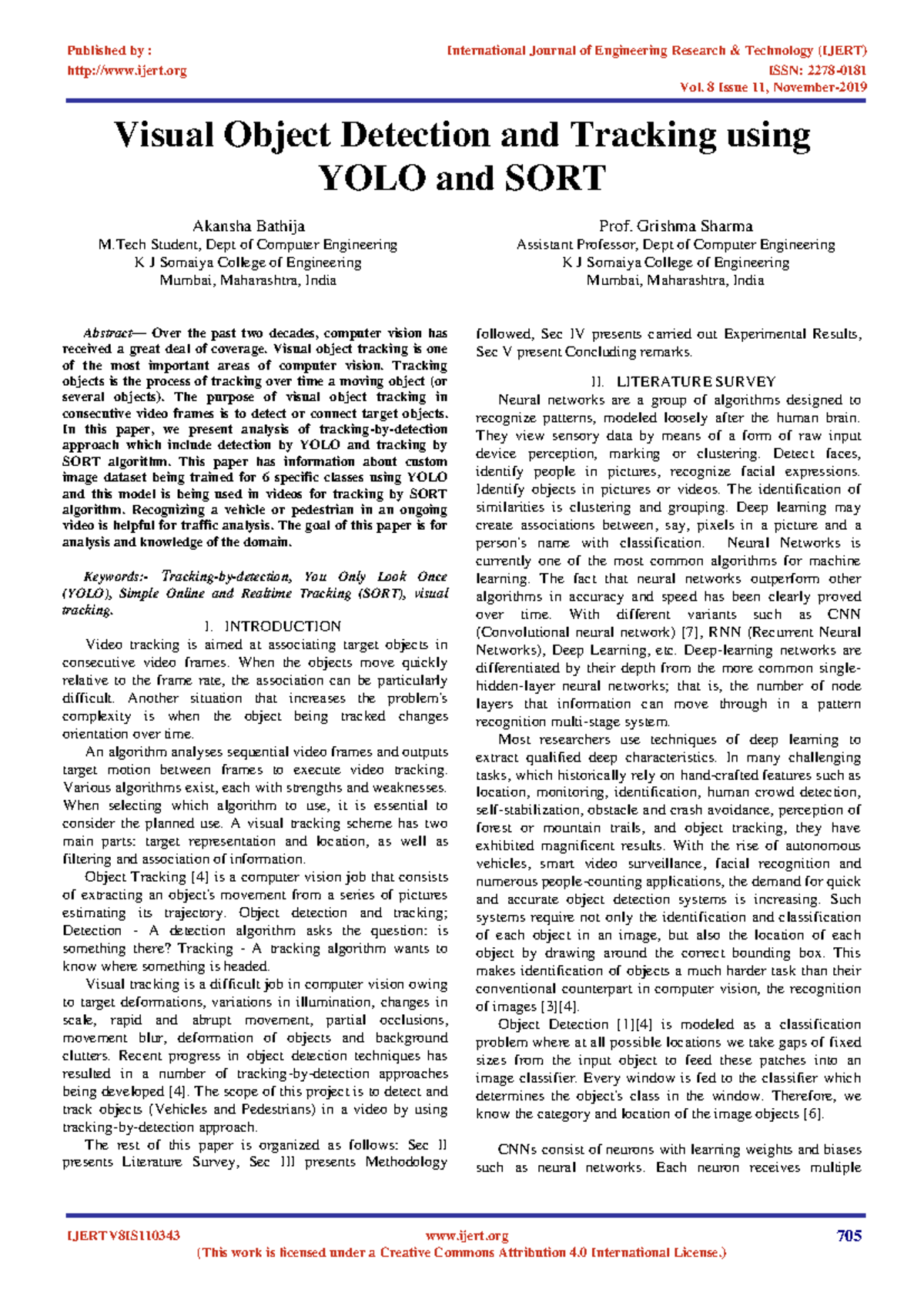 Sor yolo object - a document about sort+yolo+traking - Visual Object ...