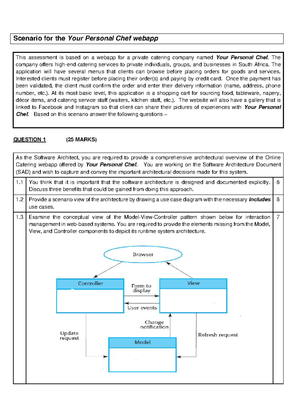 ADT3 72S Applications Development Theory 3 Term 2 Test 2024: Your ...