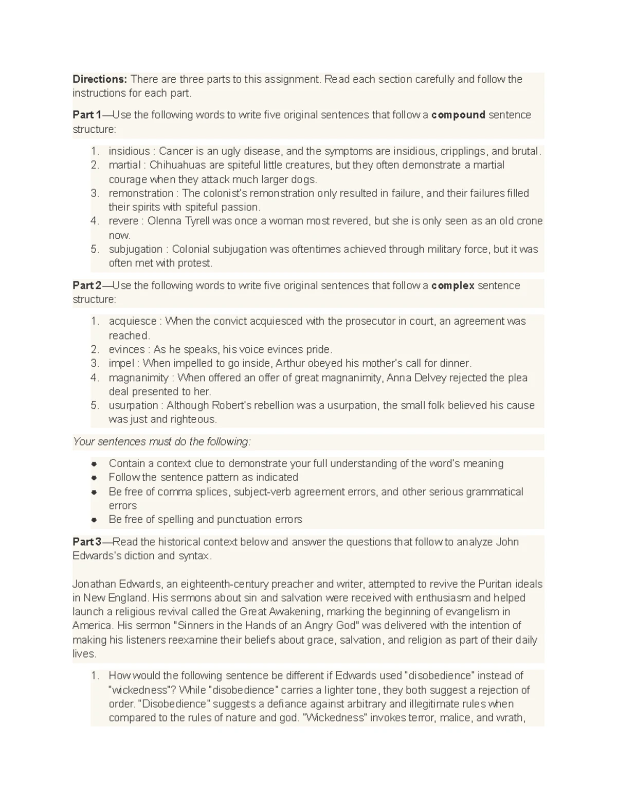 AP LANG 2.05 Assignment 2 Student responses worksheet - Part 1—Review ...
