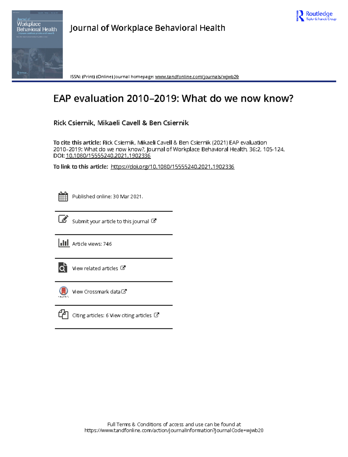 EAP Evaluation Insights: A Review of 2010-2019 Findings - Studocu