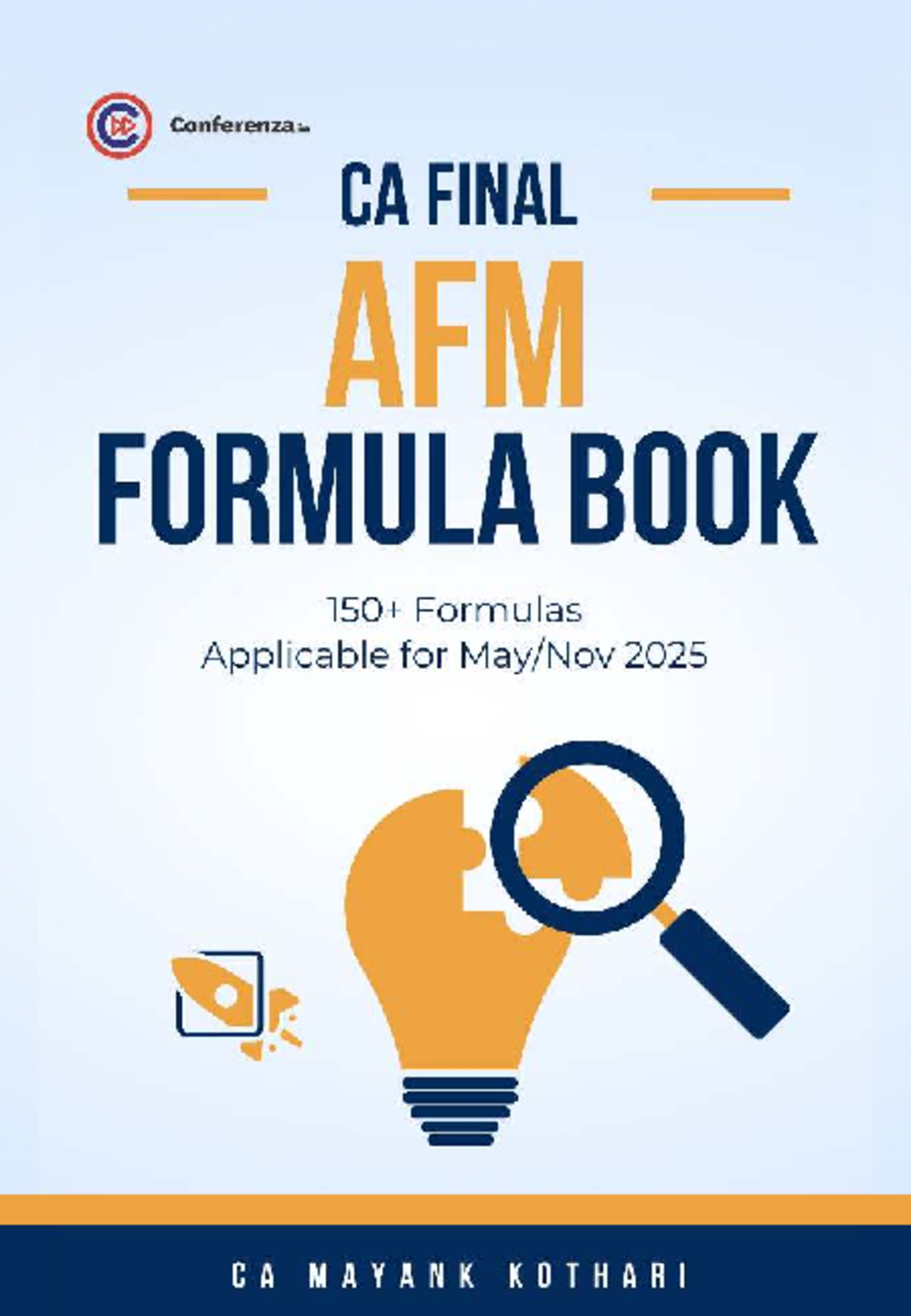 CA Final AFM (SFM) Formula Book by Mayank Kothari: Key Concepts ...