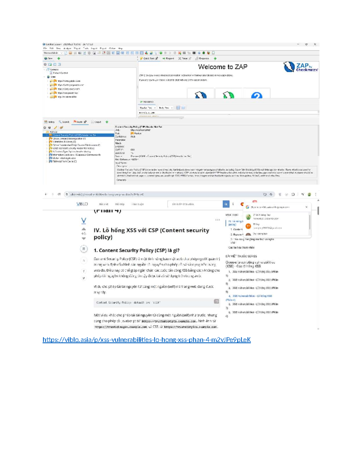 ZAP 2.16.0: Content Security Policy (CSP) Vulnerability Analysis - Studocu