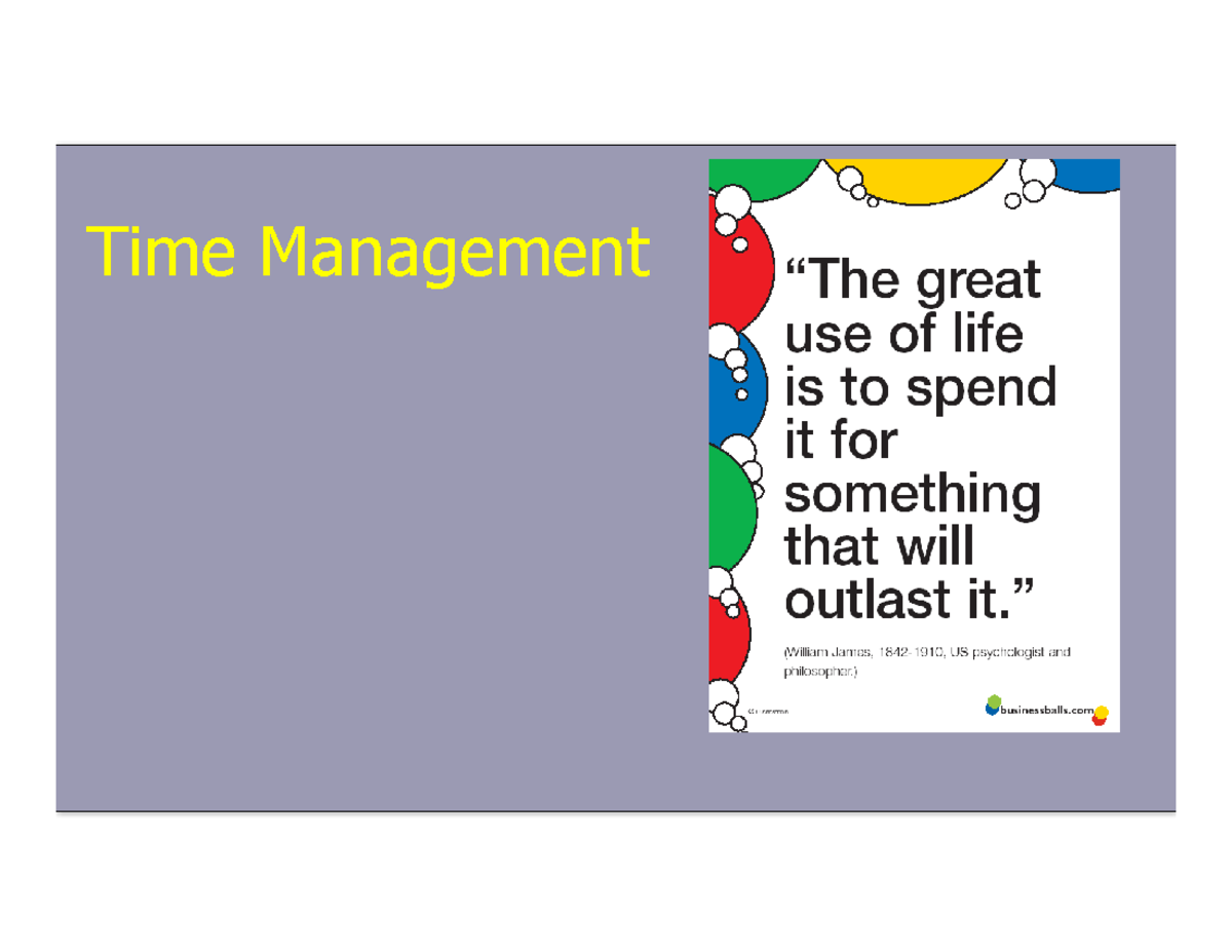 Time Management: Importance and Strategies for Effective Use - Studocu