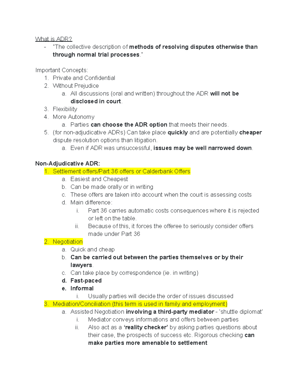 General Principles of ADR: Methods & Considerations for Effective ...