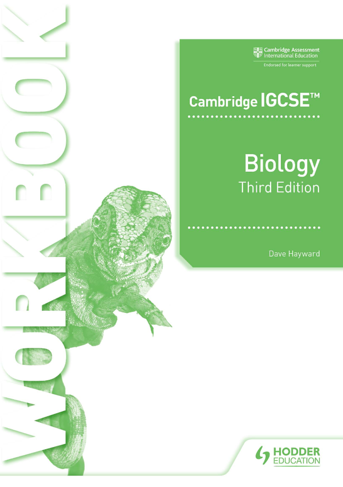 Cambridge IGCSE Biology Workbook 3rd Edition Study Guide - Studocu