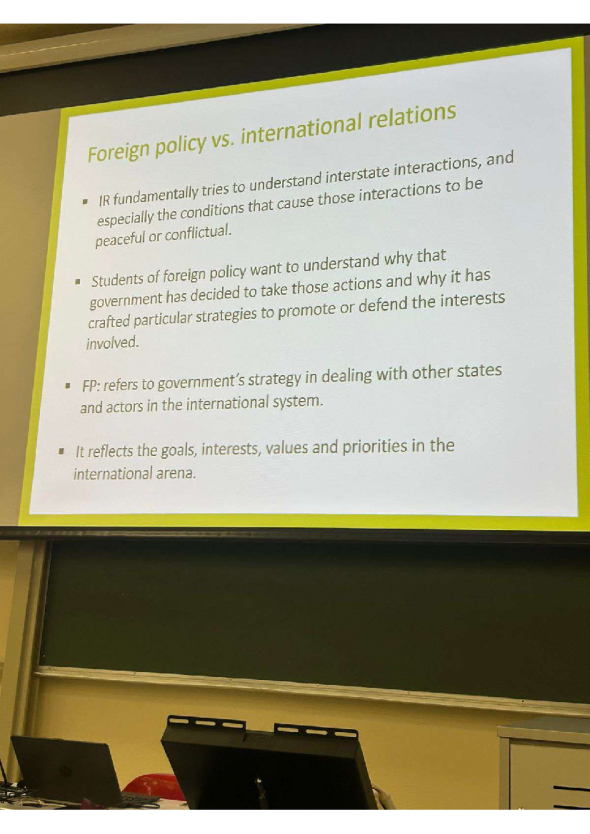 Foreign Policy Analysis: Understanding Strategies and Instruments - Studocu