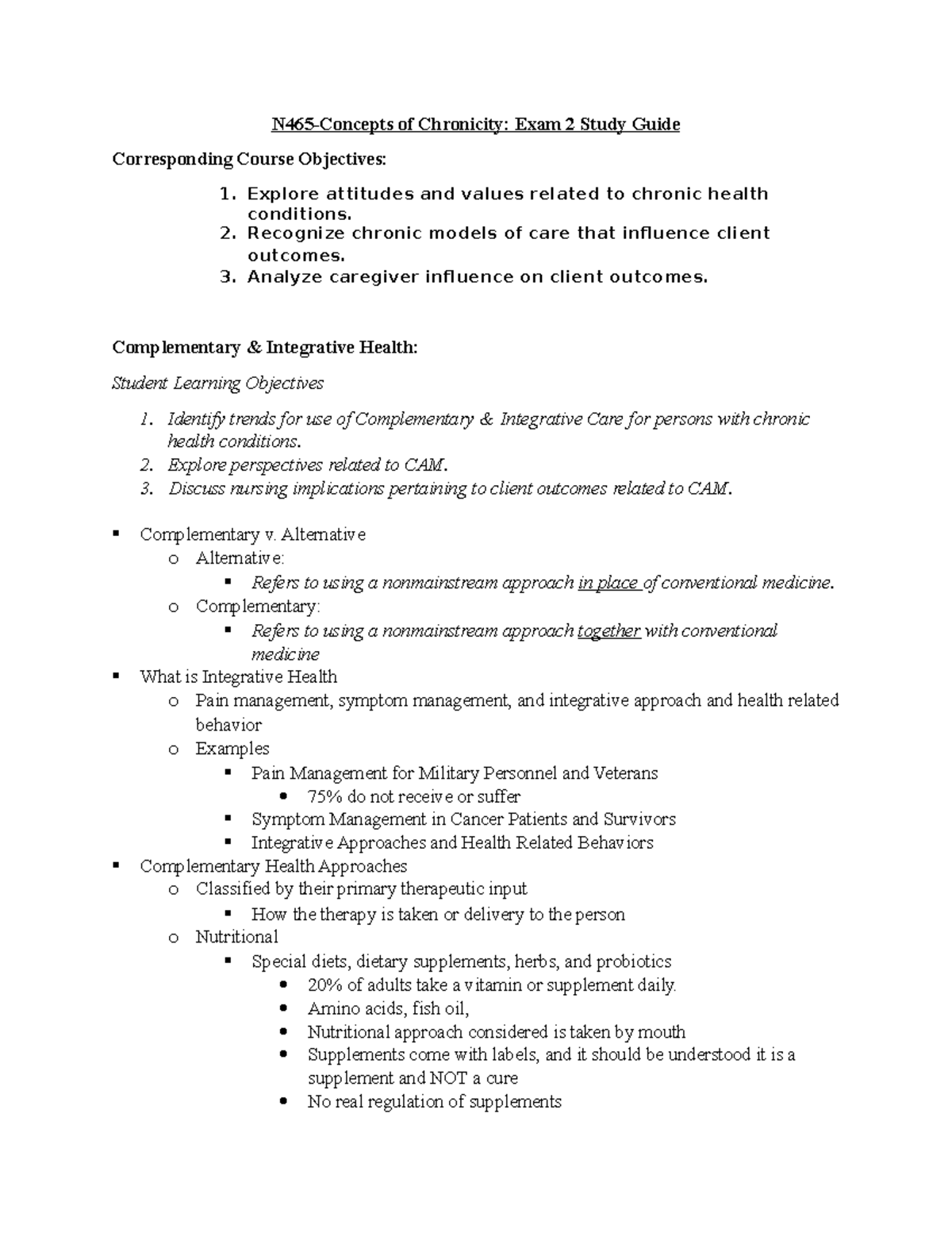Palliative & Hospice Care: BSN Exam 2 Study Guide on Patient ...