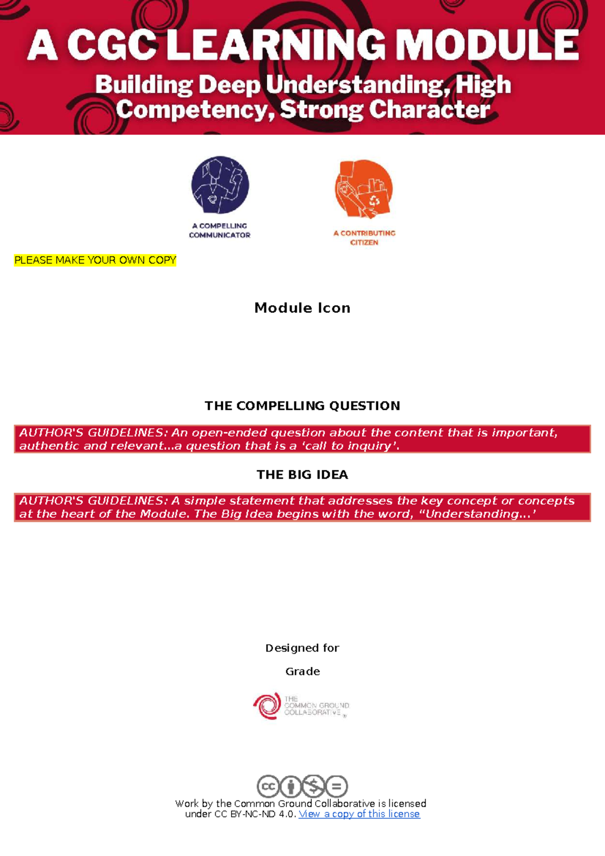 CGC Business Management Planner - ####### PLEASE MAKE YOUR OWN COPY ...