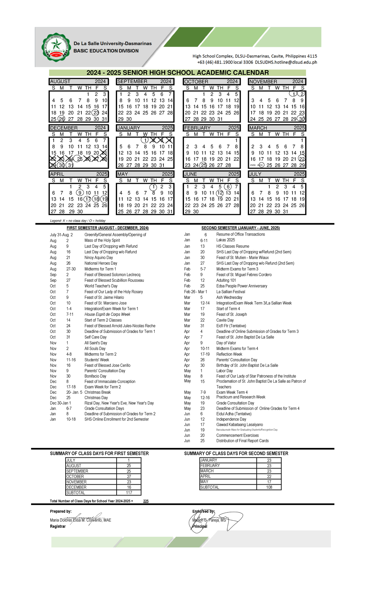 SHSacademiccalendar OCTOBER NOVEMBER S M T W TH F S S M T W TH F S