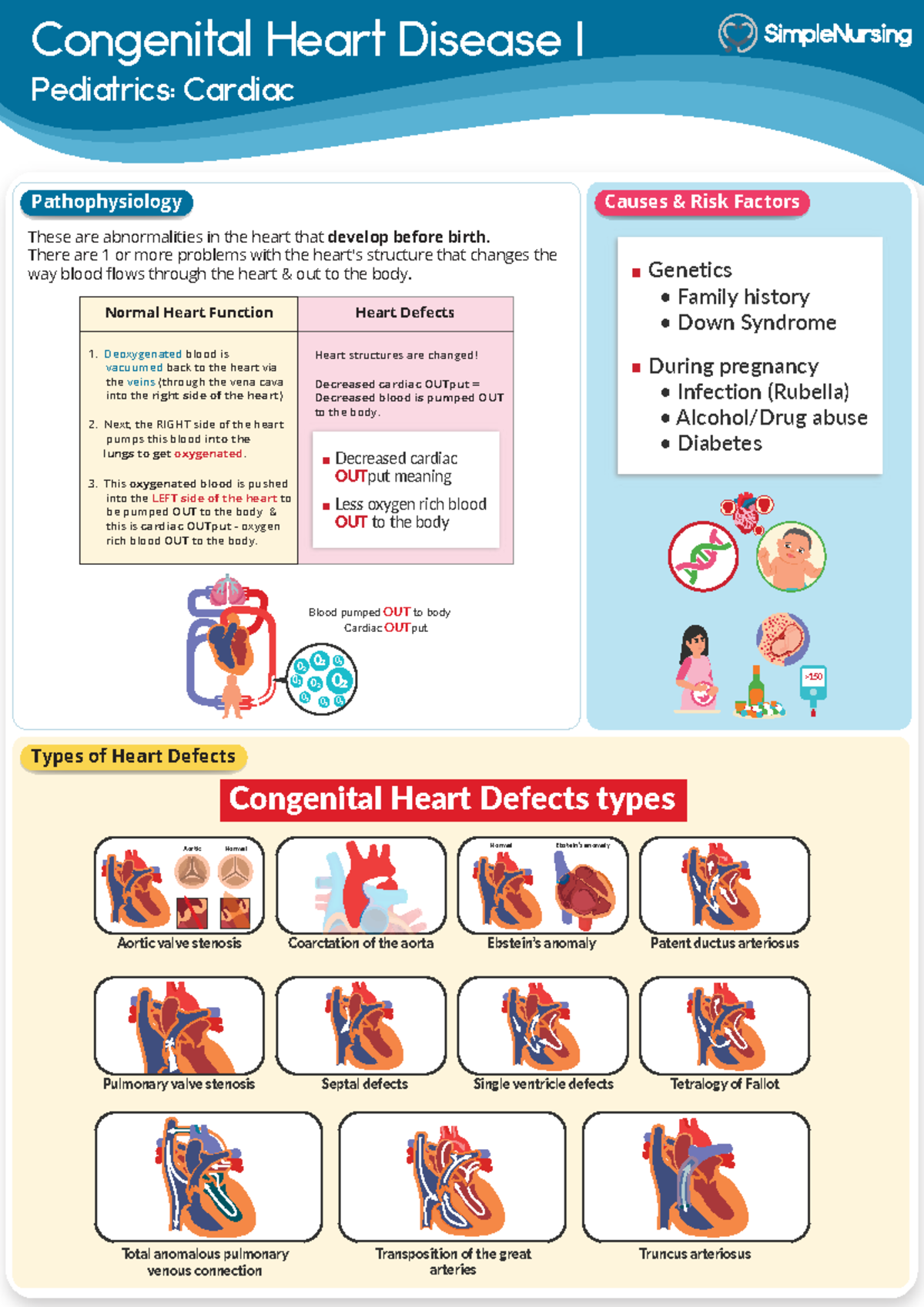 Congenital Heart Disease I: Pathophysiology & Risk Factors - Studocu