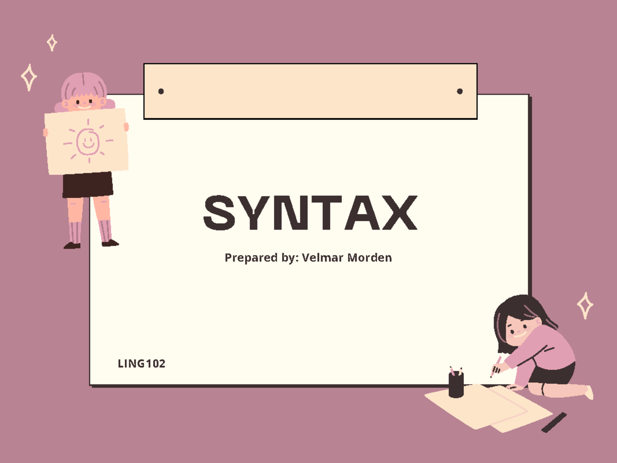 Syntax Notes LING 20240429: Understanding Noun Phrases and Modifiers ...