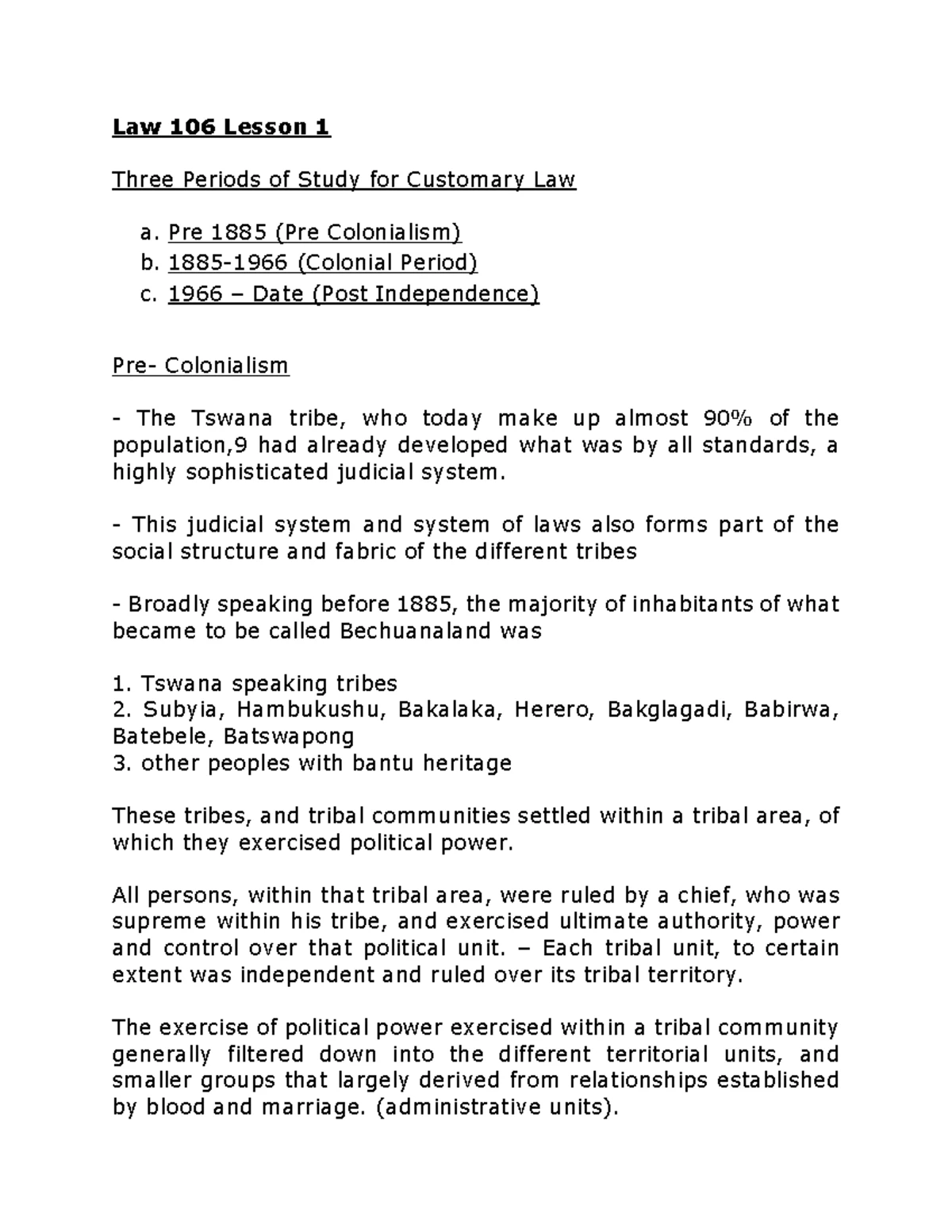 Inheritance and Disinheritance in African Customary Law - Studocu