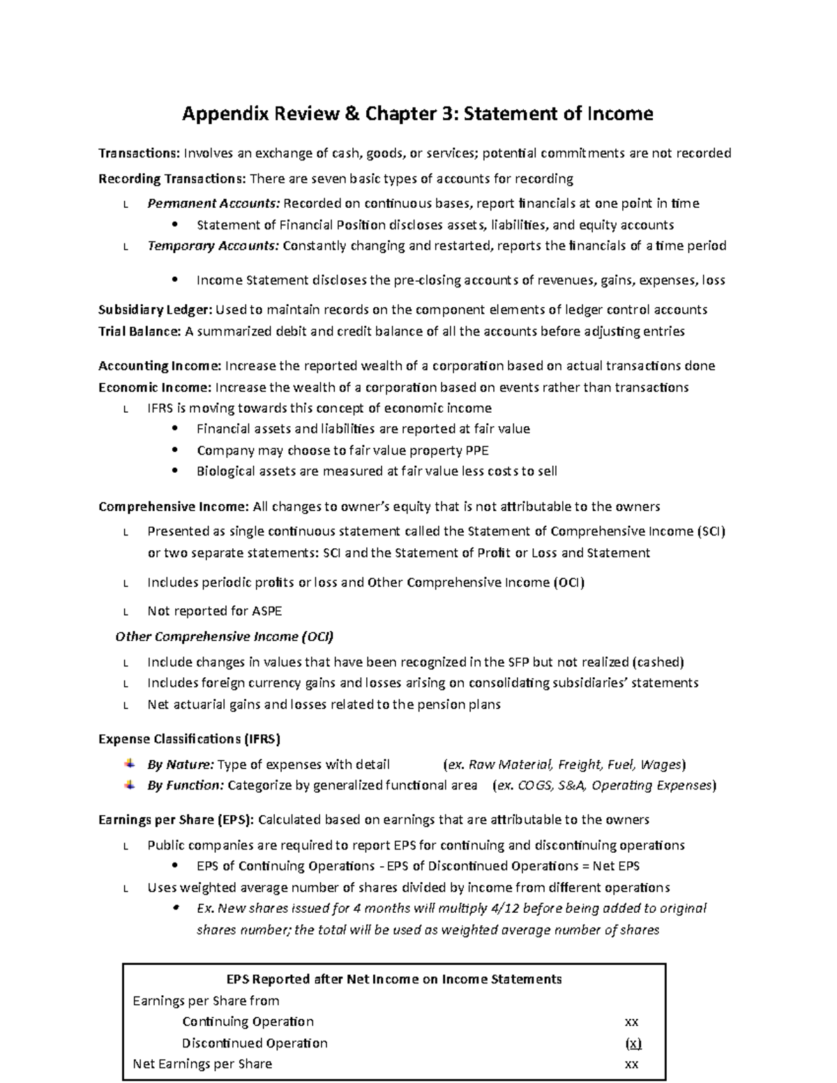 Chapter 3, Appendix - Accounting 414 - Appendix Review Chapter 3 ...