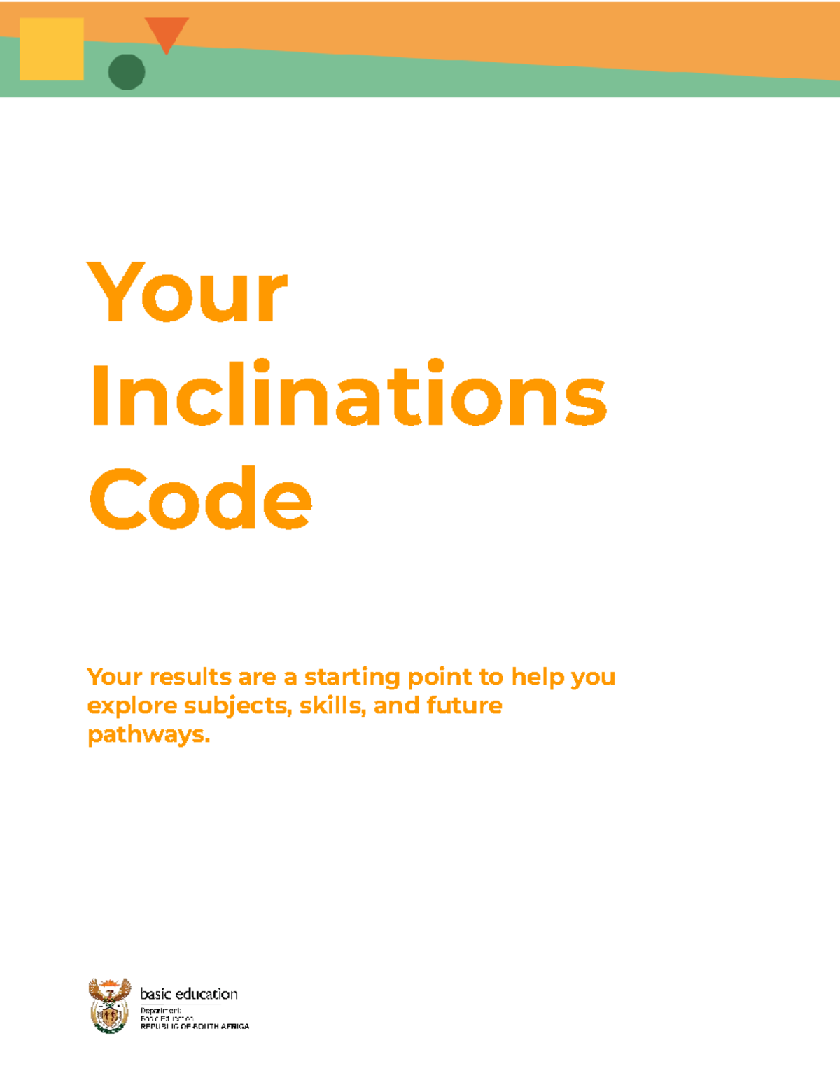 GEC 2026 Inclinations Report: Exploring Your Artistic Pathways - Studocu