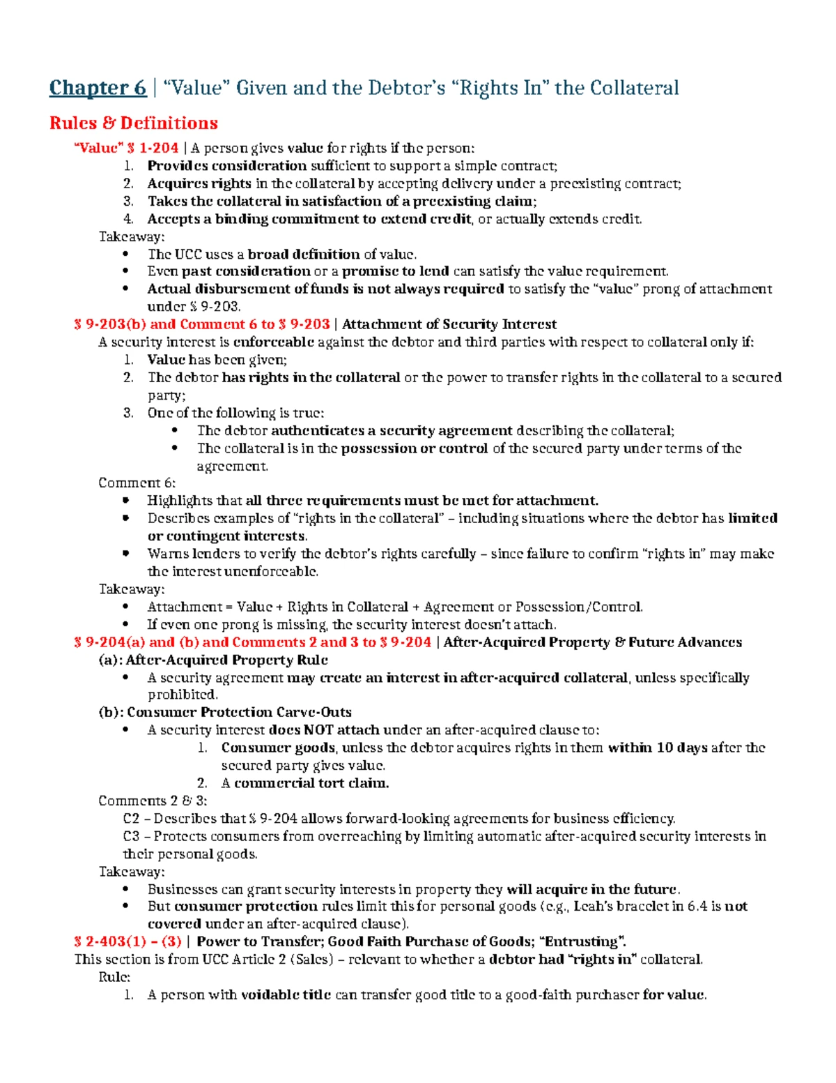 Ch 15, 16 & 17 - Secured Transactions Problems Analysis - Studocu