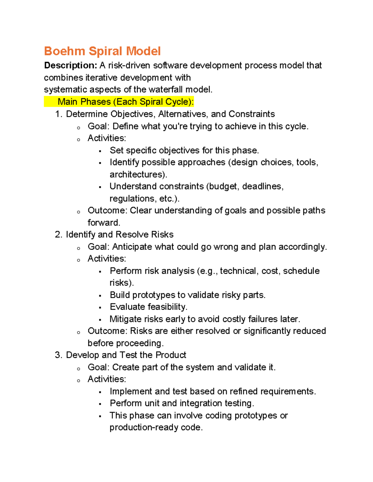 Boehm Spiral Model Overview: Phases & Applications in Software Dev ...