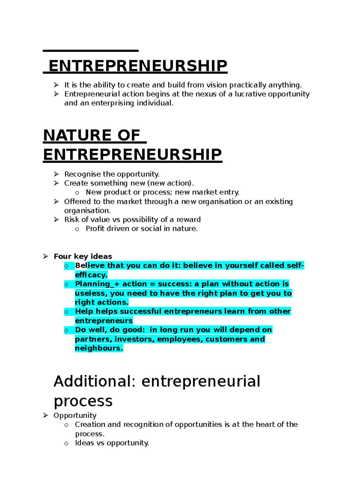 EKN 110 Chapter 4 - Economic Costs and Production Notes - Studocu