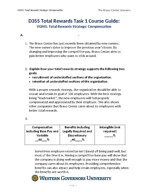 D253 Task 1 - Passed - D253 – Values-Based Leadership - Task 1 Template ...