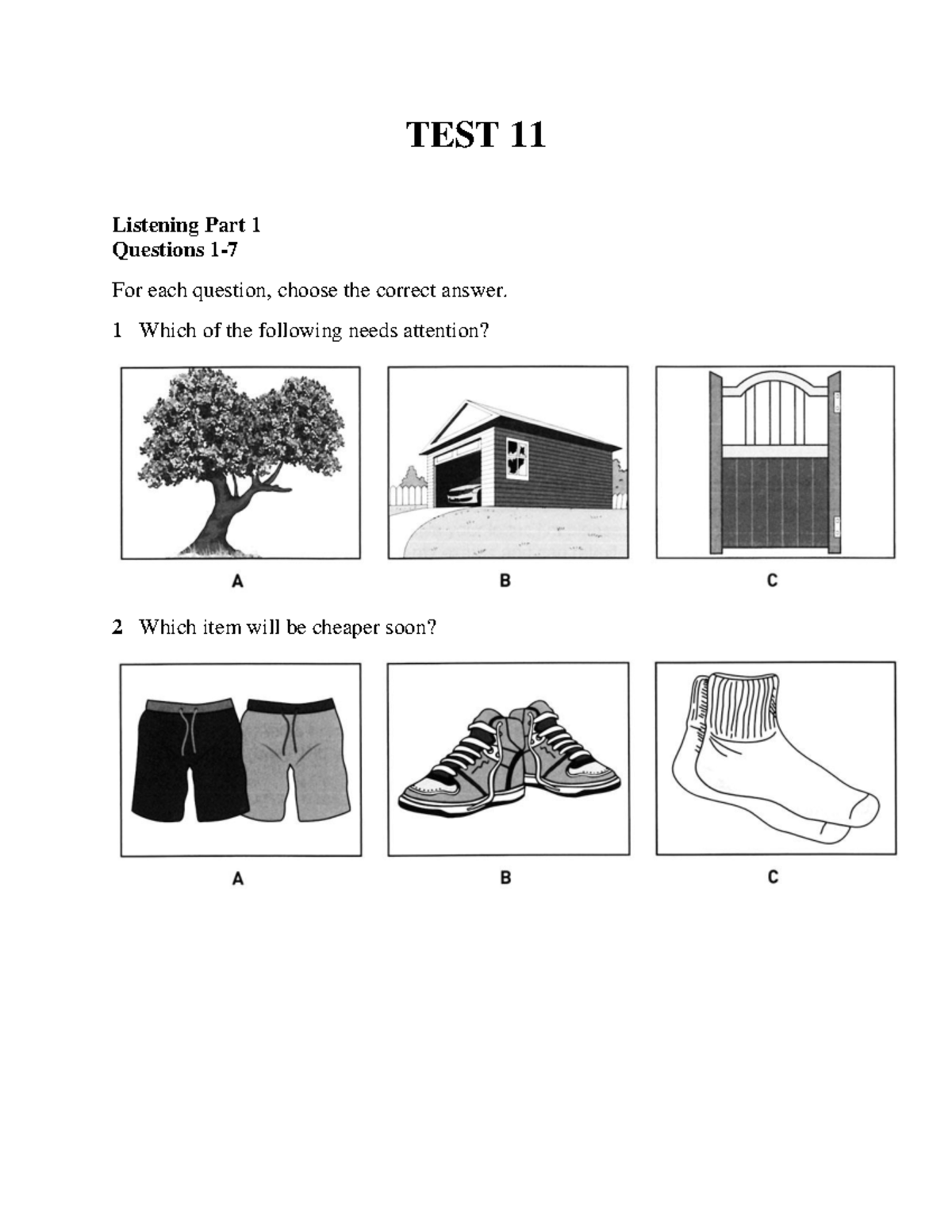 TEST 11 - IELTS Listening Practice Questions and Answers - Studocu